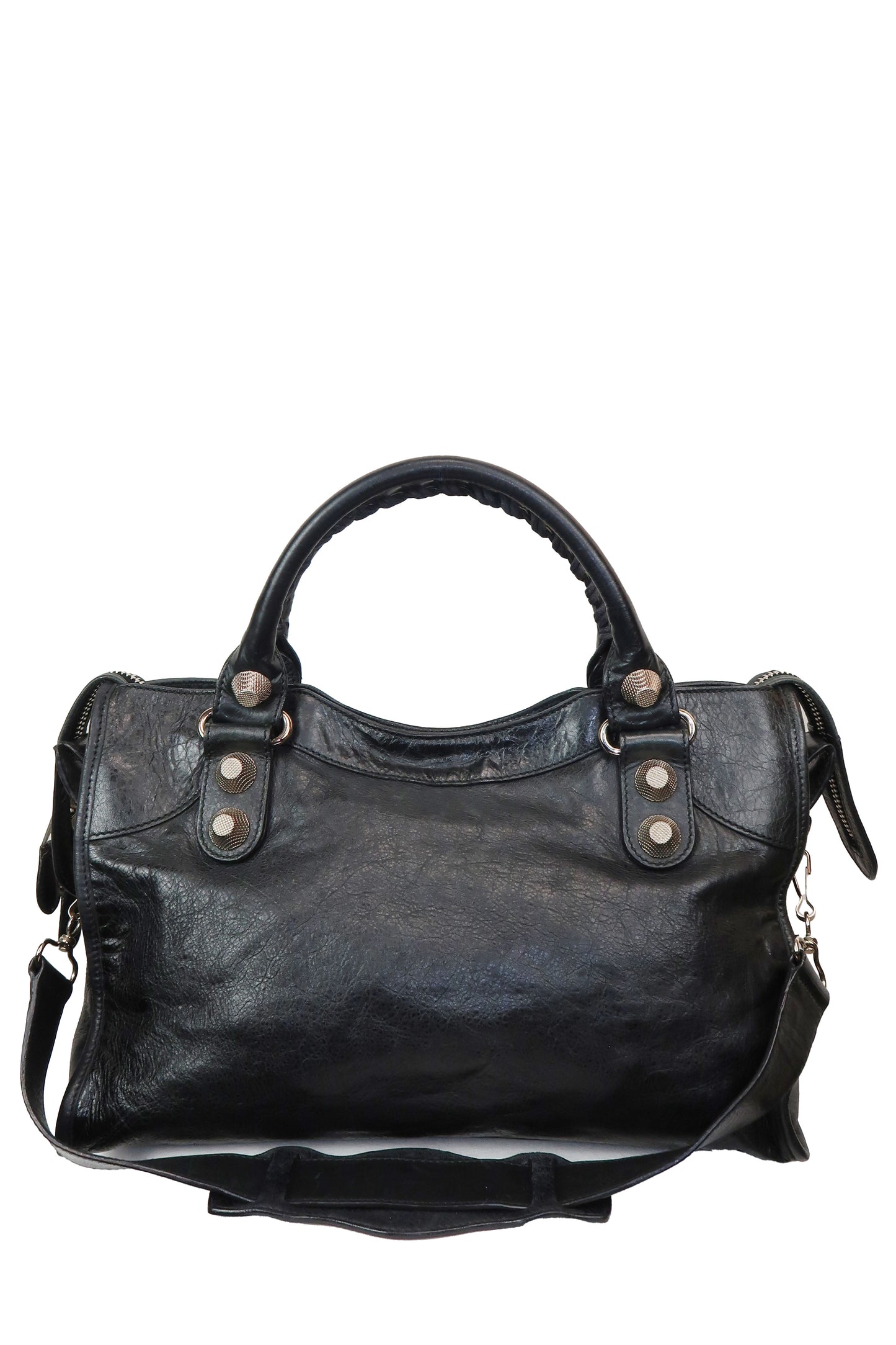 Balenciaga Giant 21 City Black Leather Bag
