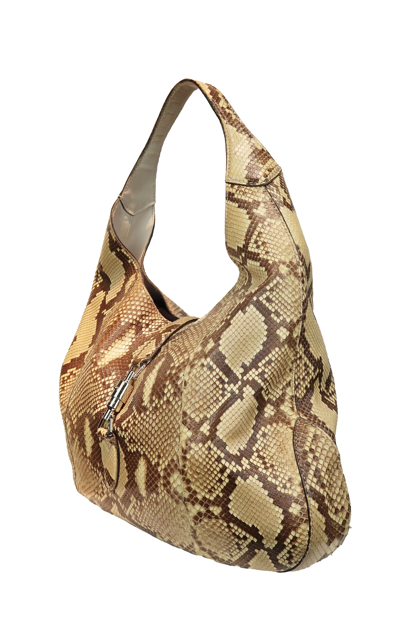 Gucci Jackie Python Hobo Bag