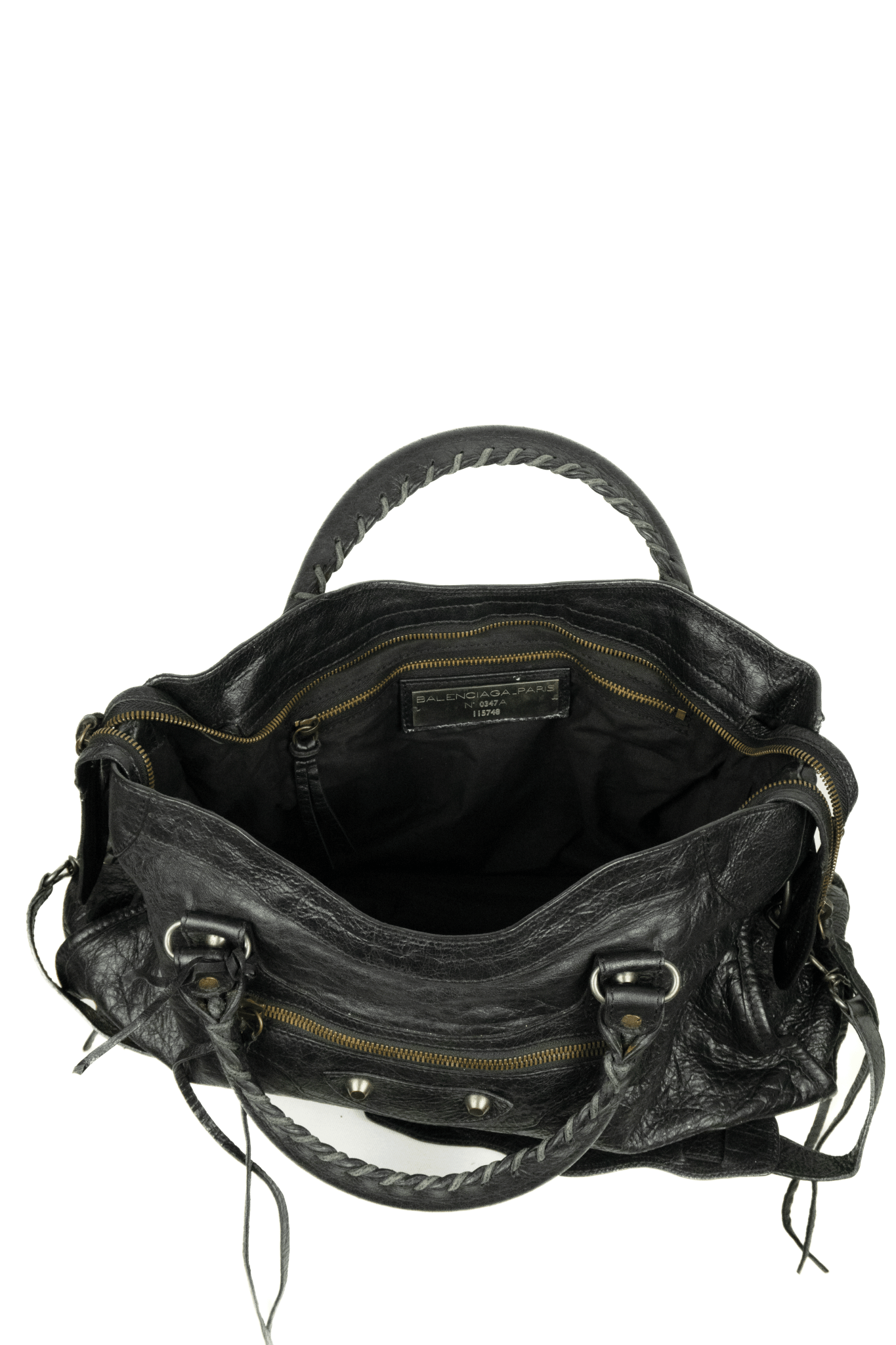 Balenciaga Black City Bag - Jade Vintage