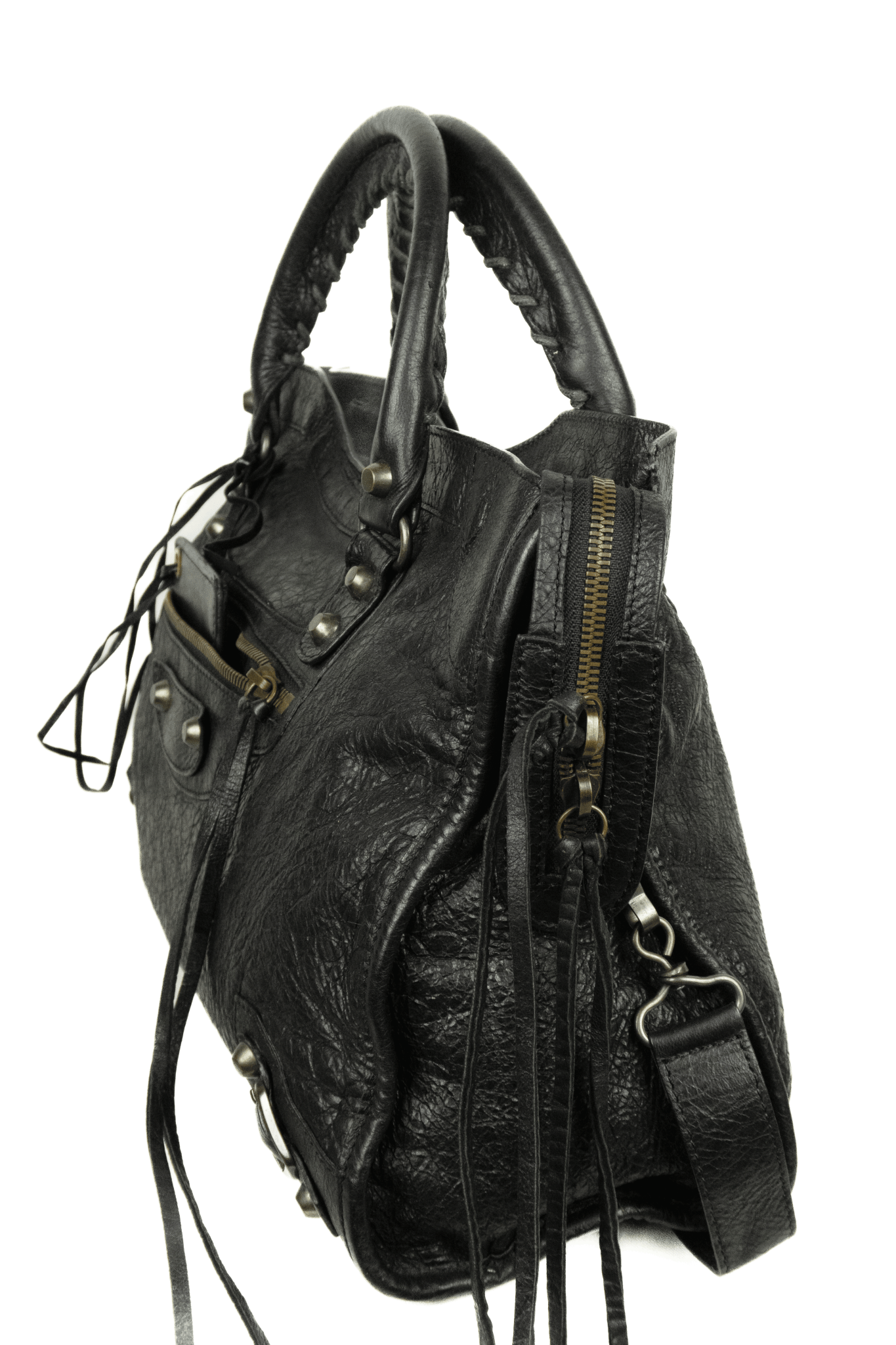 Balenciaga Black City Bag - Jade Vintage