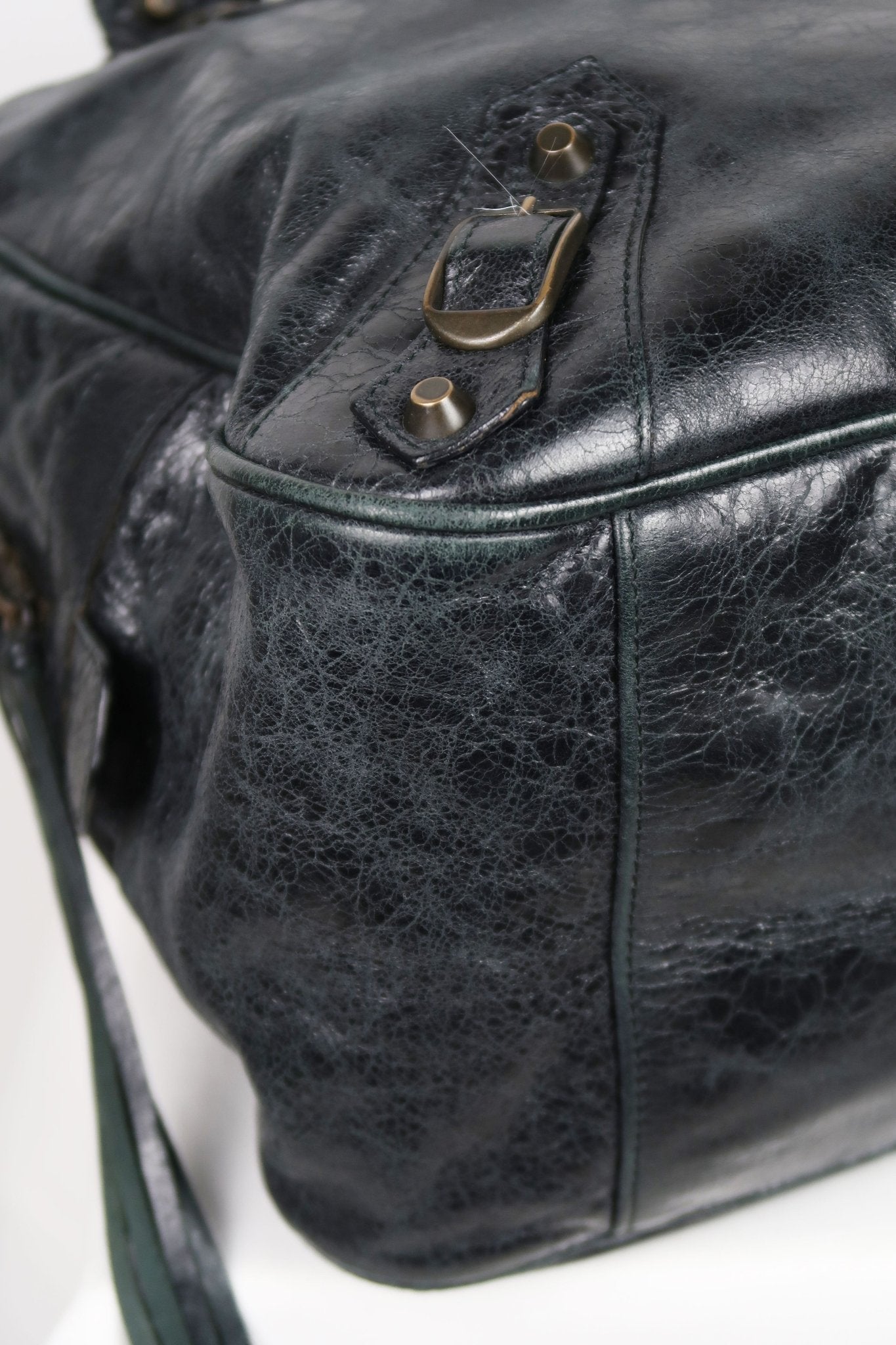 Balenciaga Bowler Bag - Jade Vintage