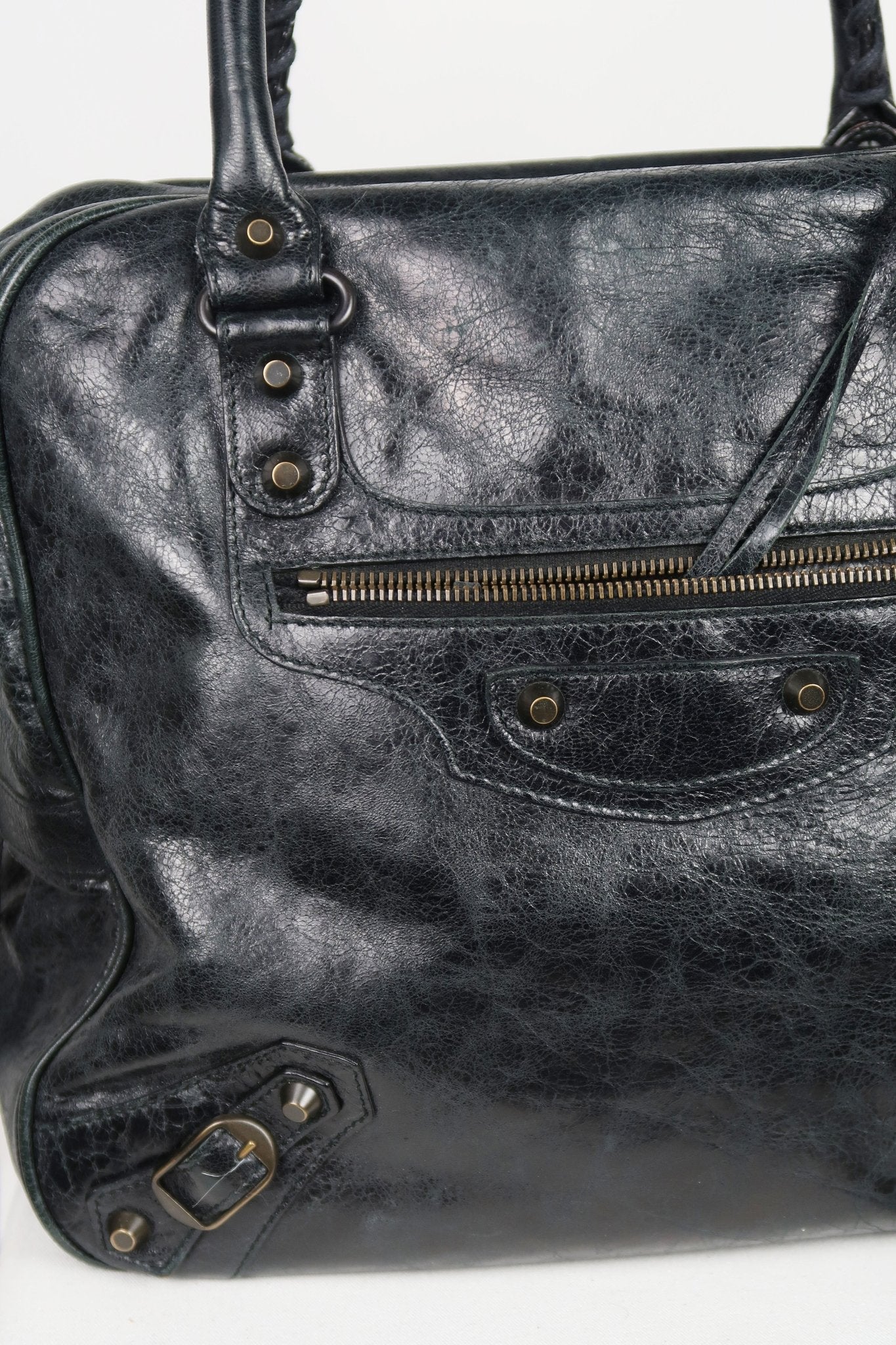 Balenciaga Bowler Bag - Jade Vintage