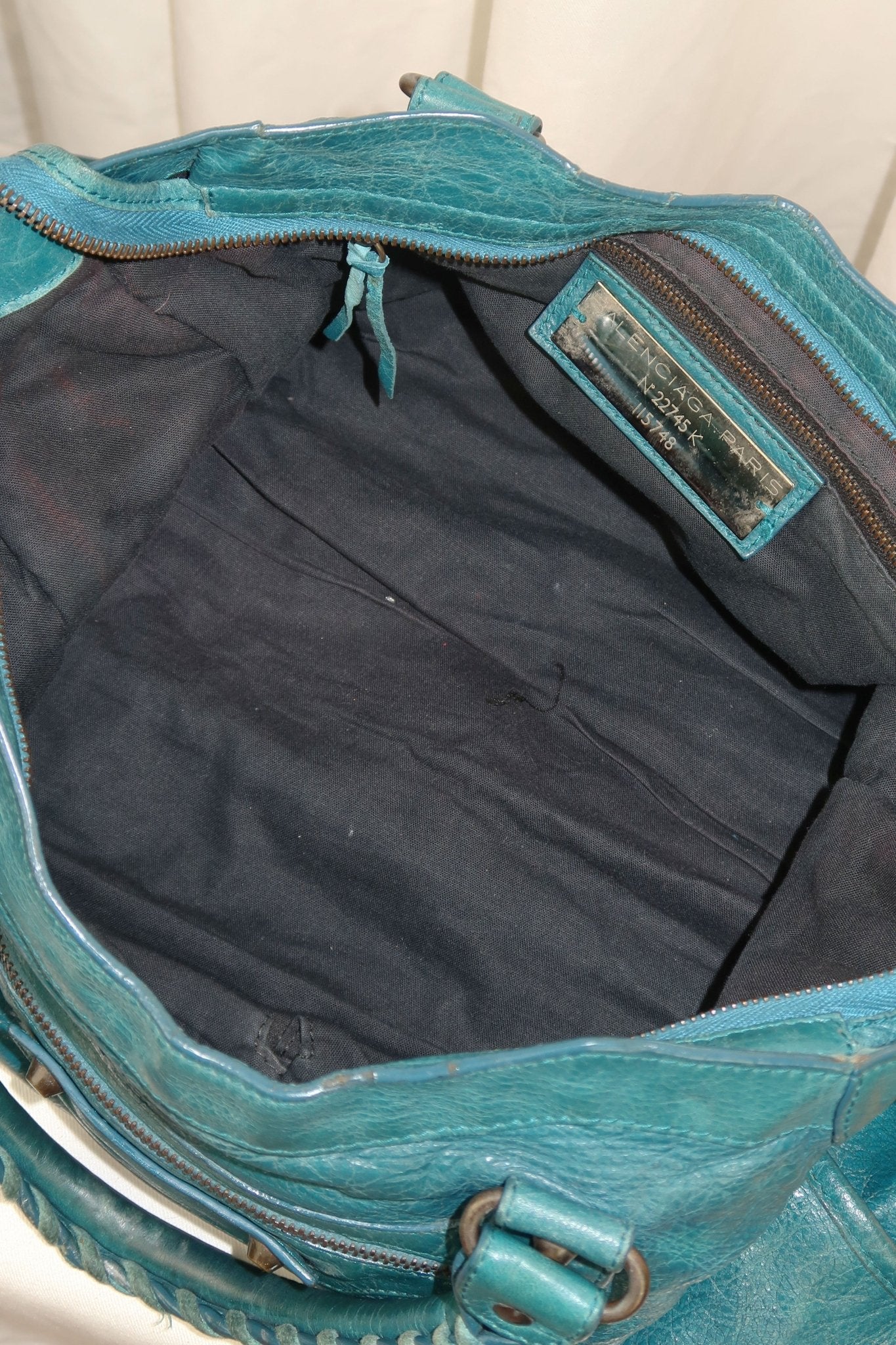 Balenciaga City Bag Blue - Jade Vintage