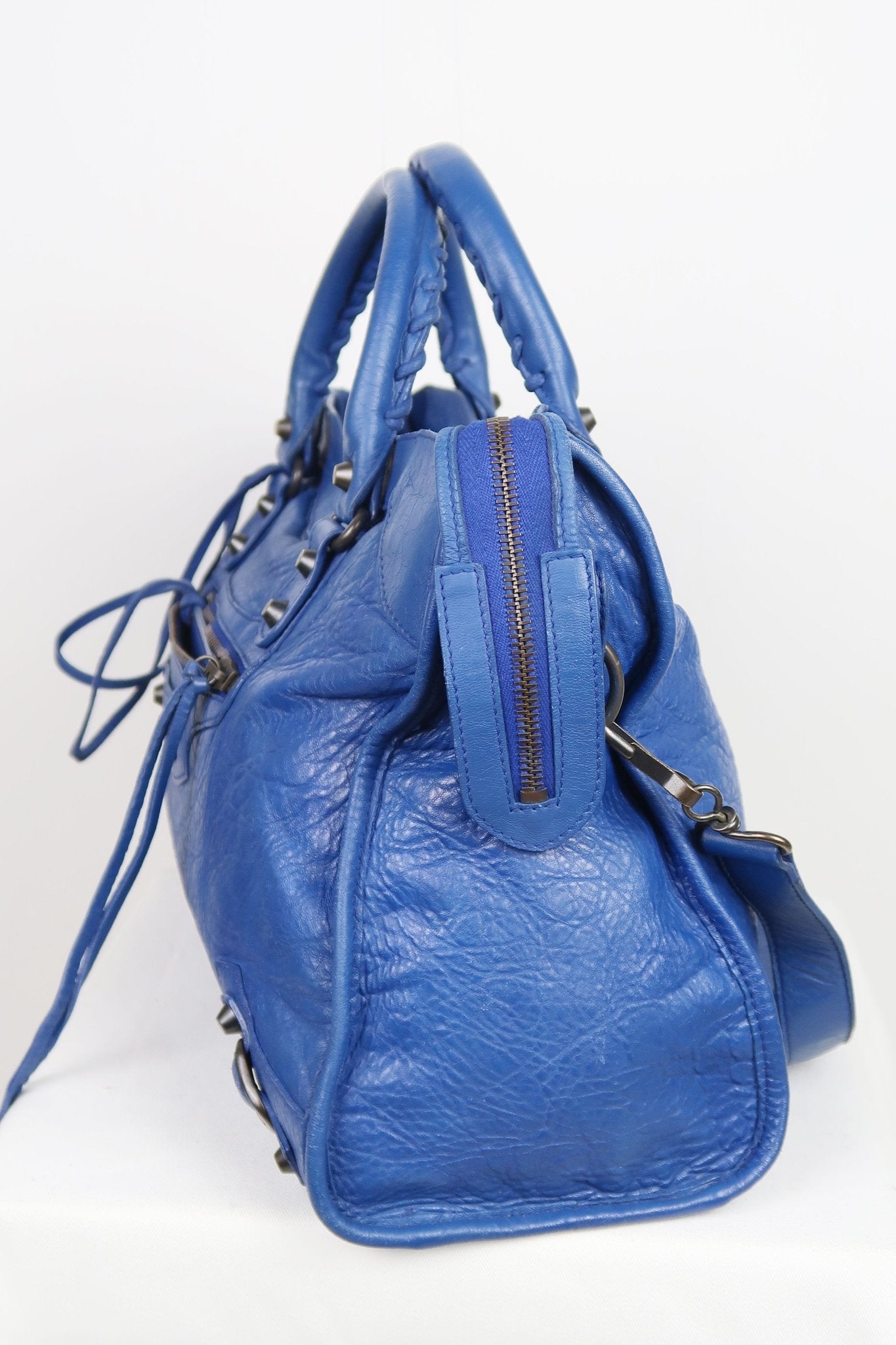 Balenciaga City Bag Blue - Jade Vintage
