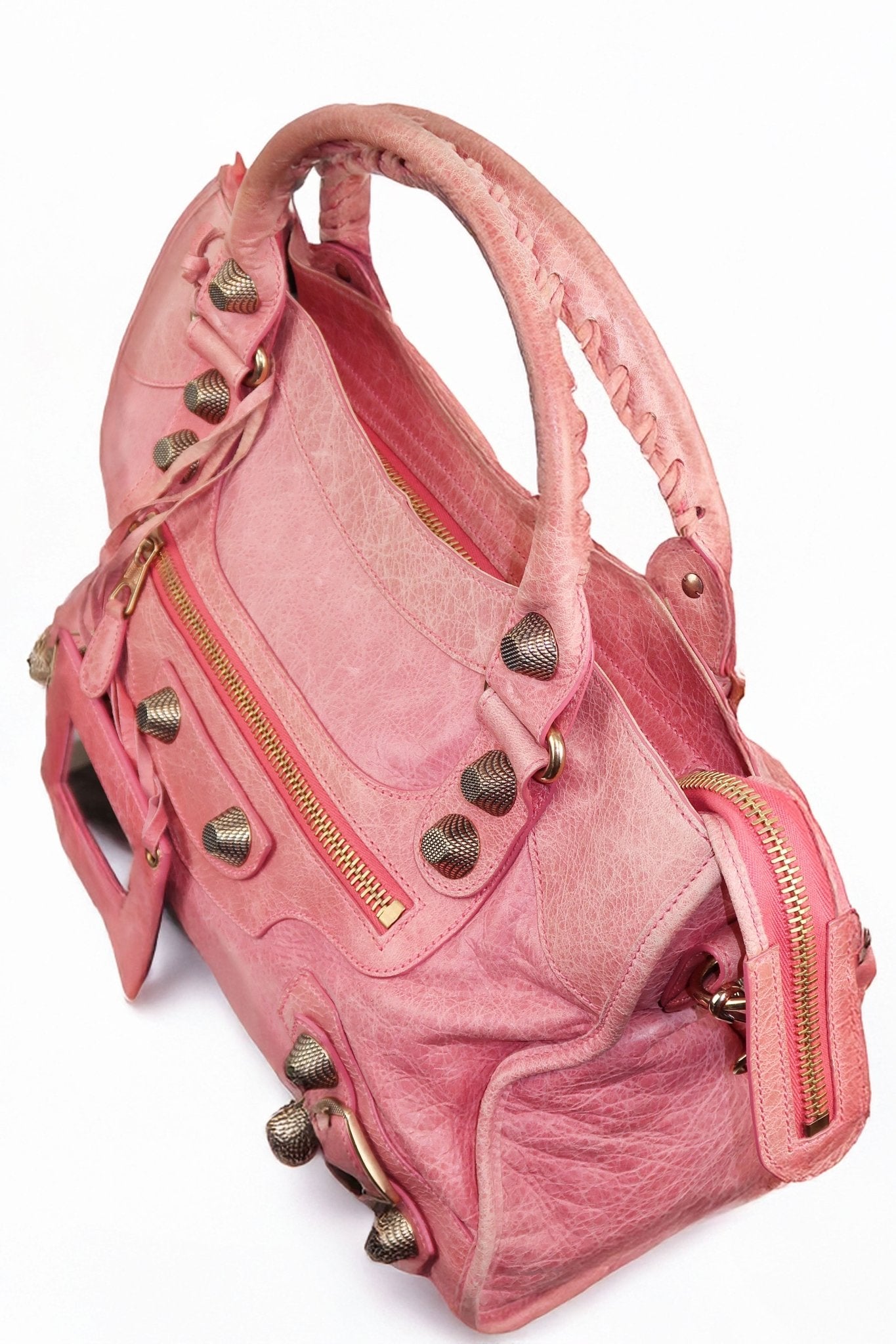 Balenciaga City Bag Bubblegum Pink - Jade Vintage