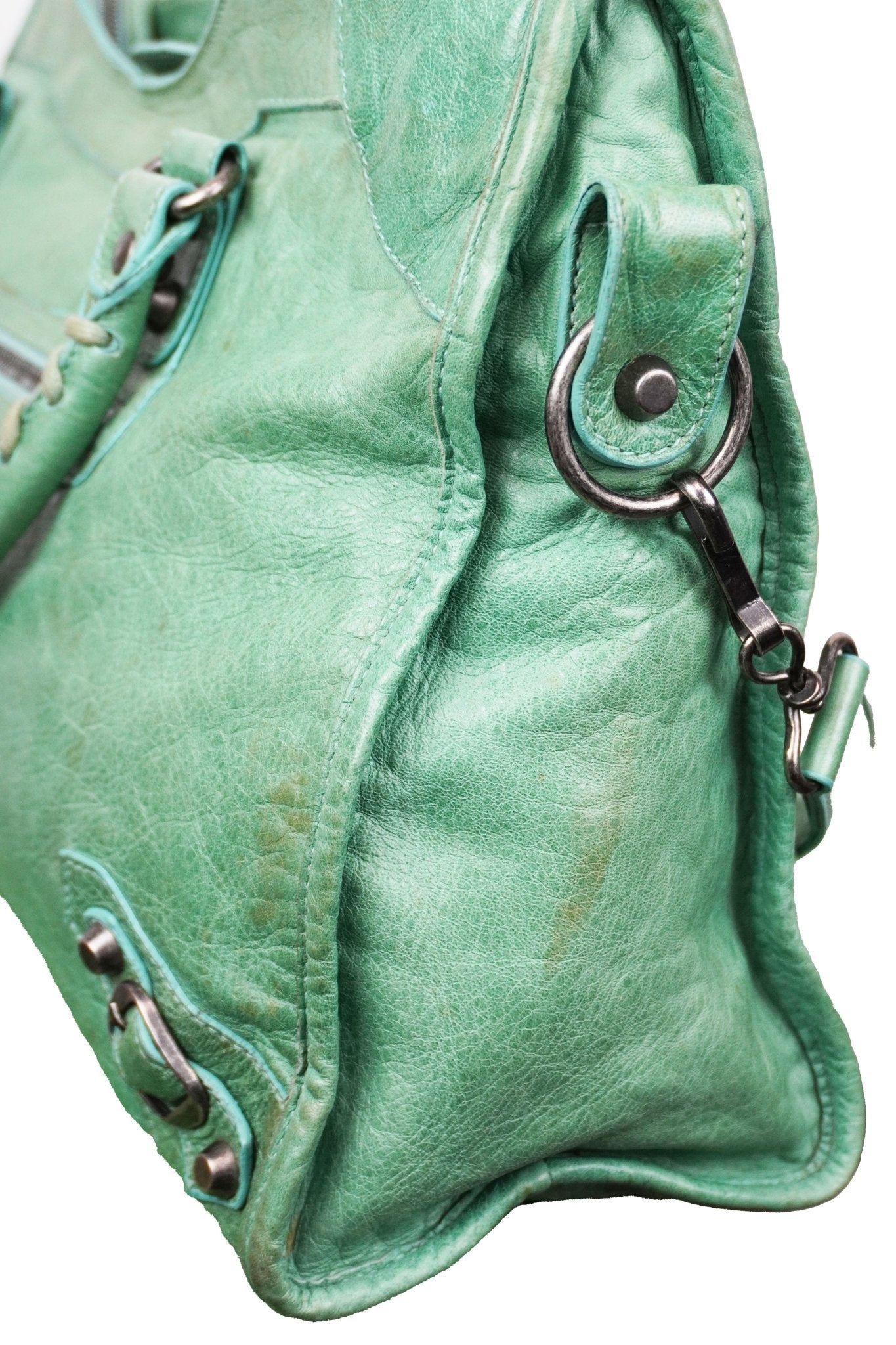 Balenciaga City Bag Green Vert D'eau - Jade Vintage
