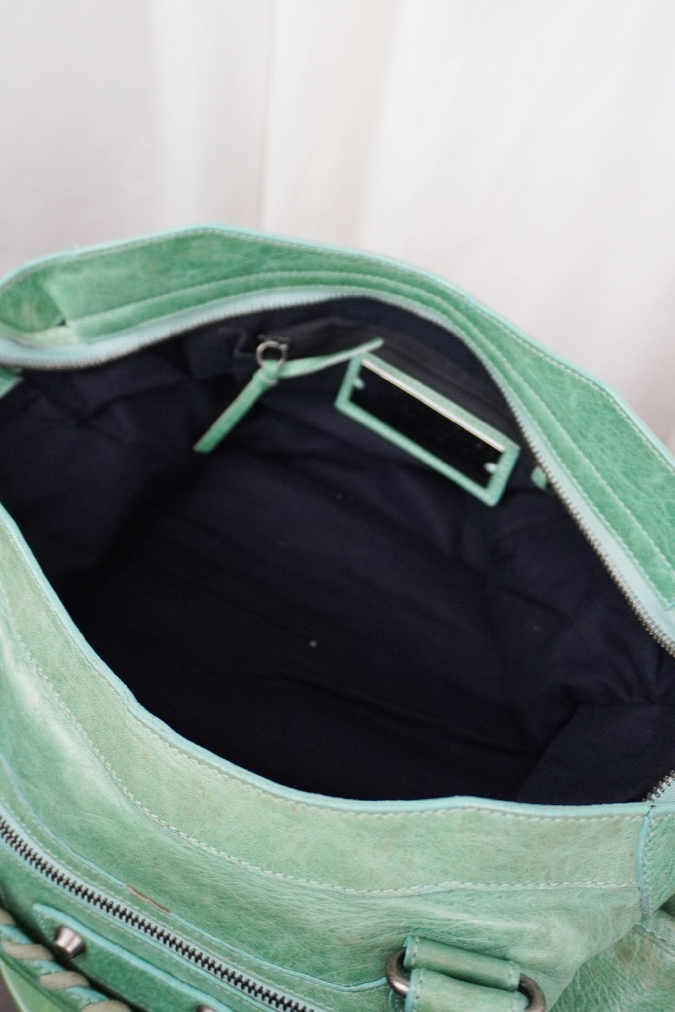 Balenciaga City Bag Green Vert D'eau - Jade Vintage