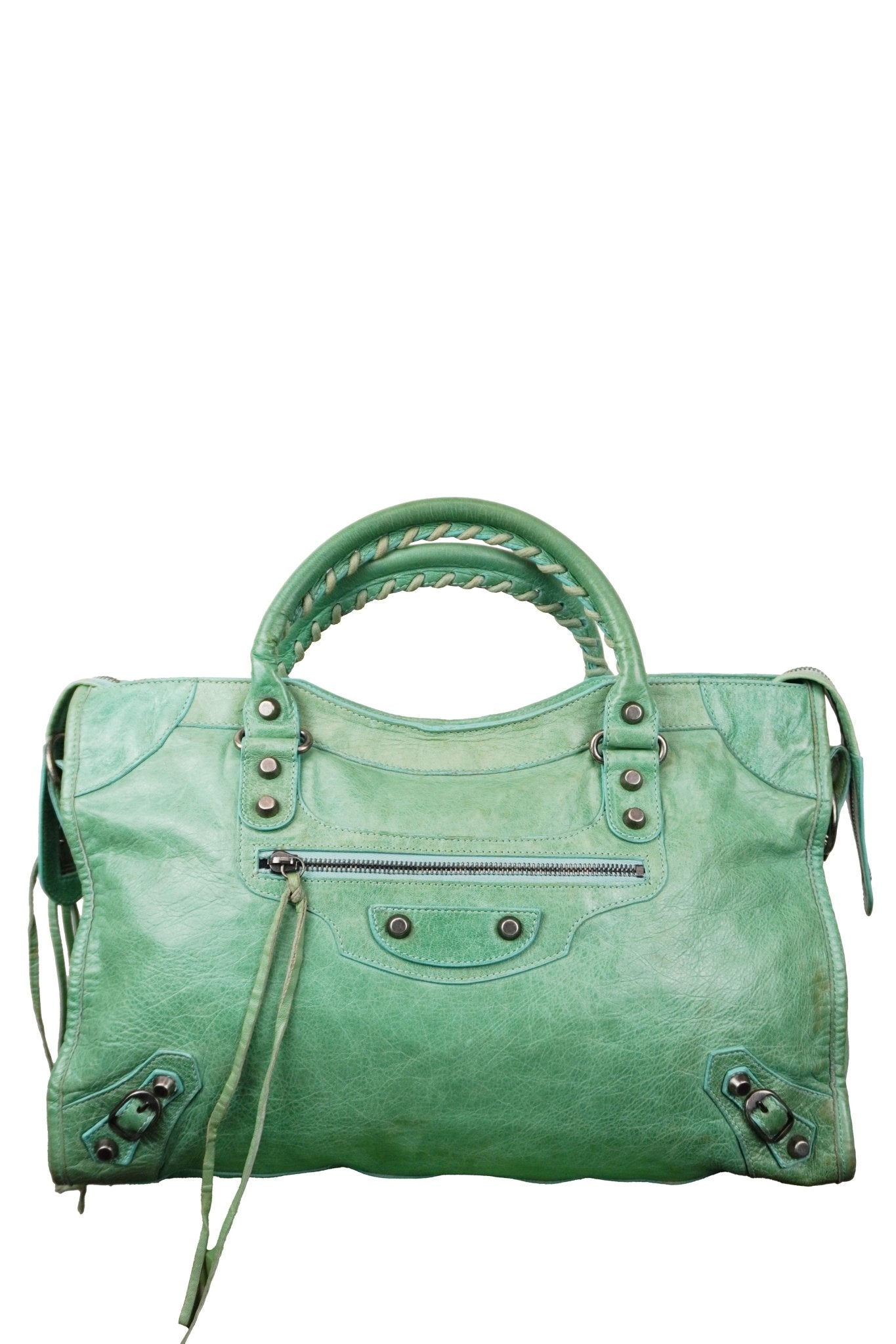 Balenciaga City Bag Green Vert D'eau - Jade Vintage