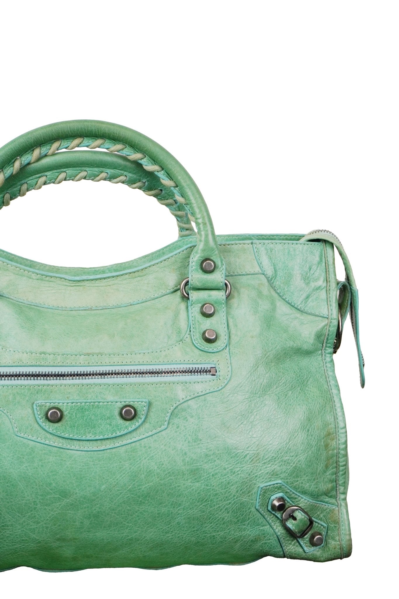 Balenciaga City Bag Green Vert D'eau - Jade Vintage