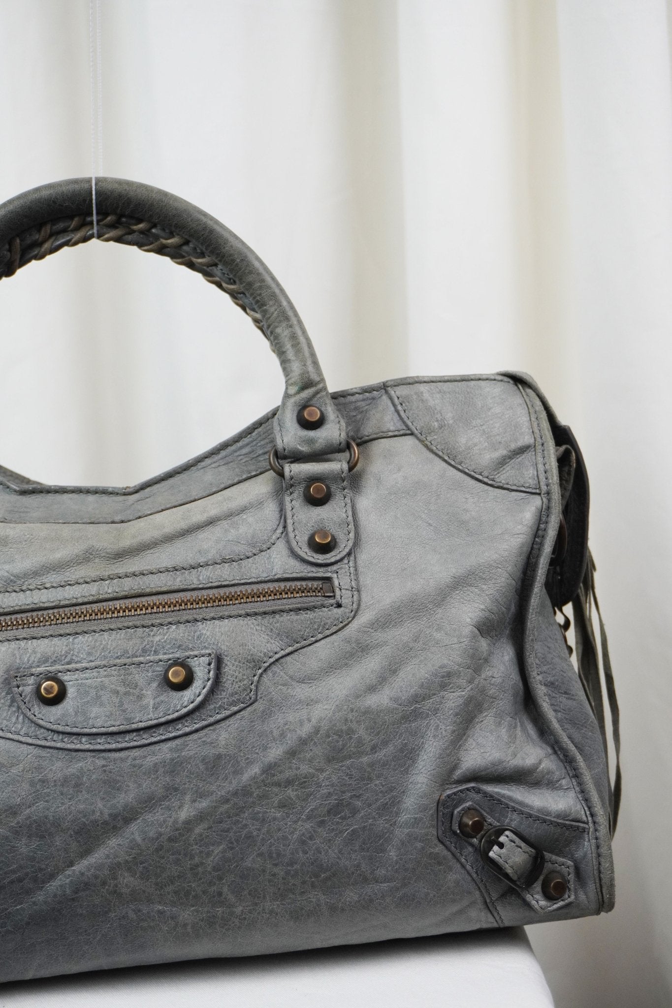 Balenciaga City Bag Grey - Jade Vintage