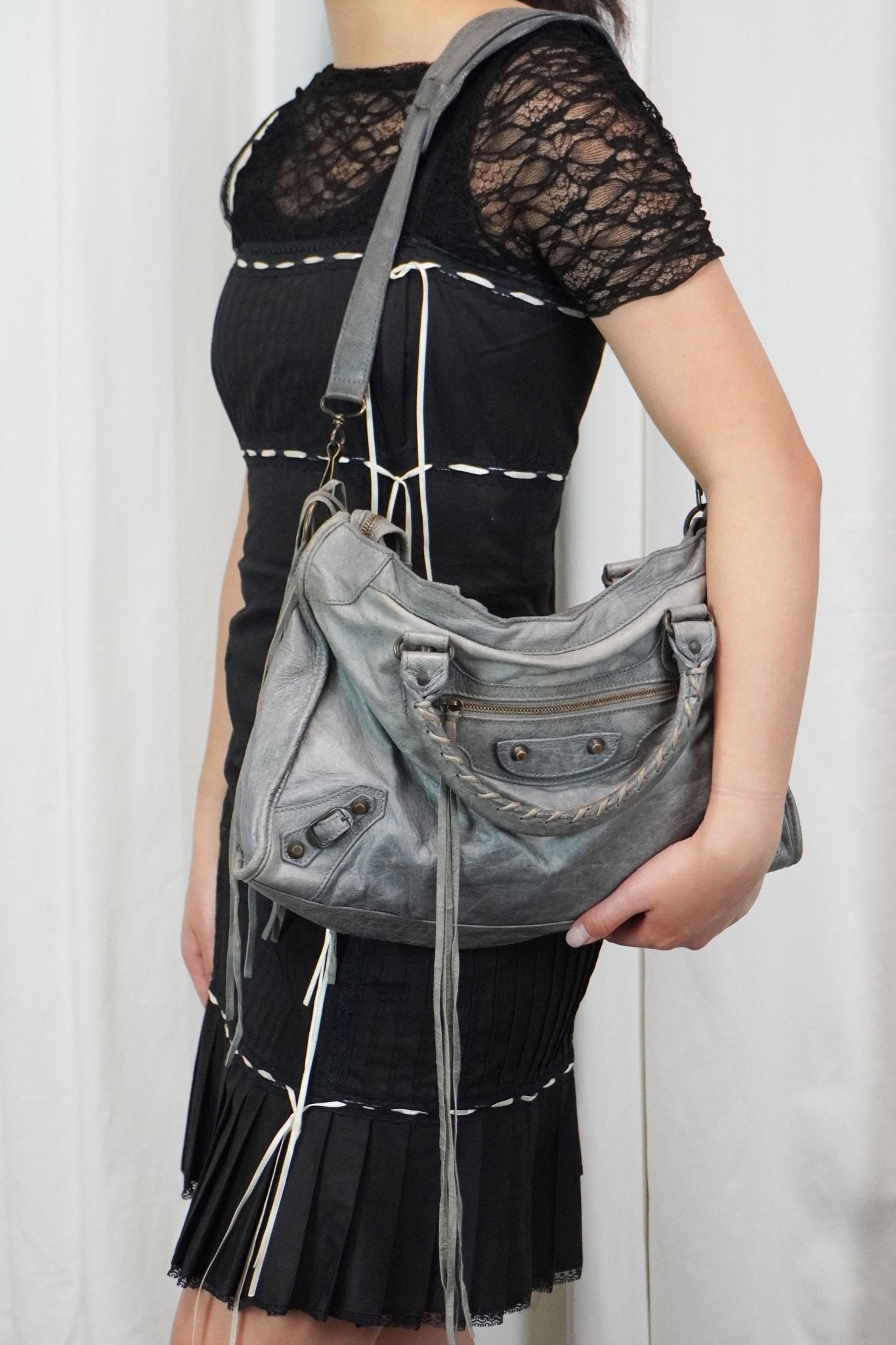 Balenciaga City Bag Grey - Jade Vintage