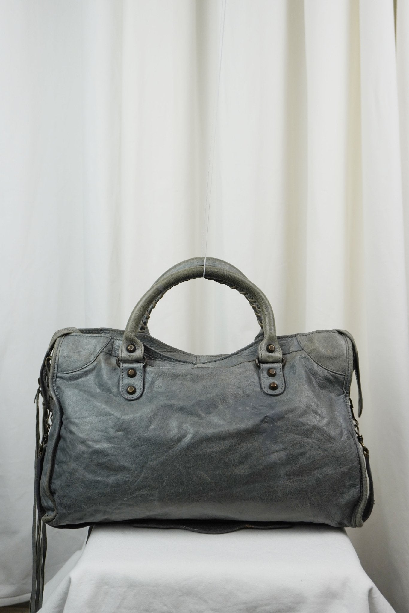 Balenciaga City Bag Grey - Jade Vintage
