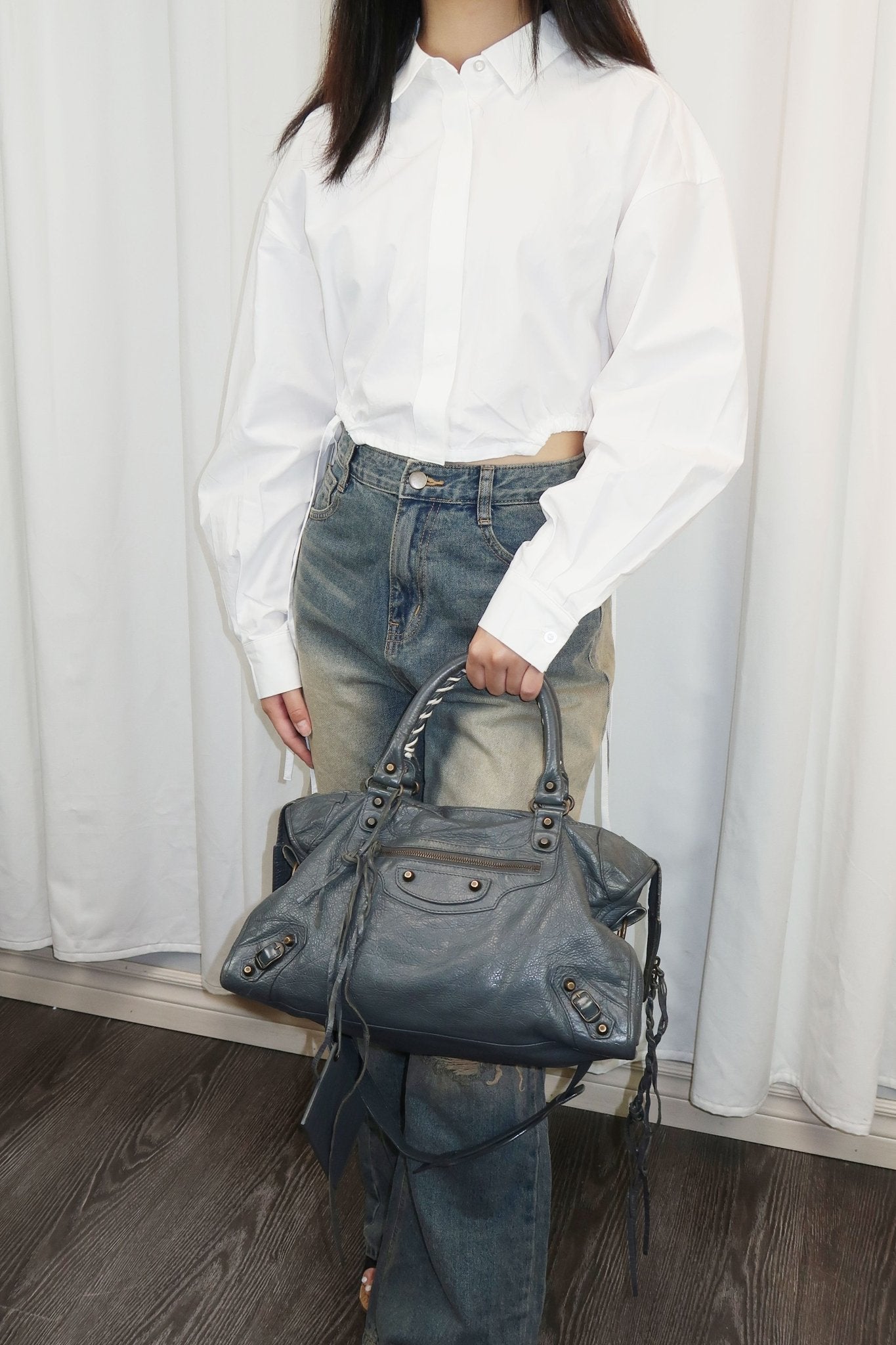 Balenciaga City Bag Grey - Jade Vintage