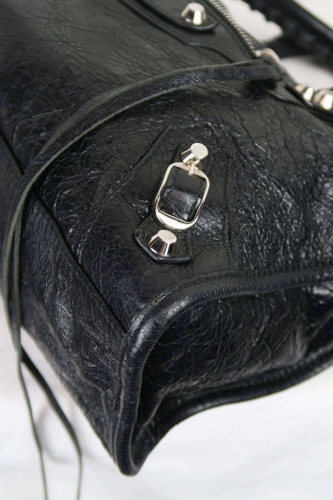 Balenciaga City Bag Mini Black - Jade Vintage