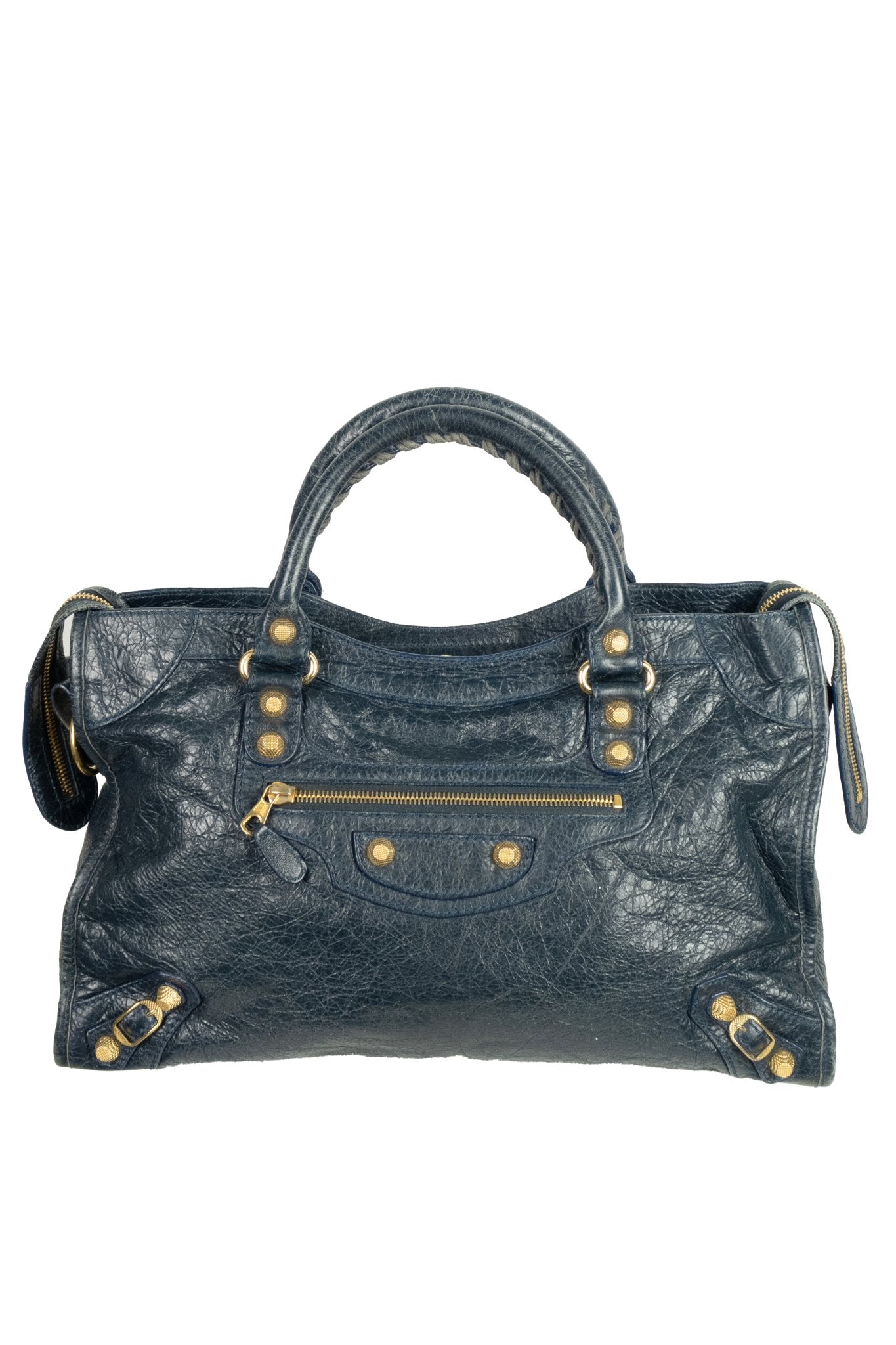 Balenciaga city bag navy on sale