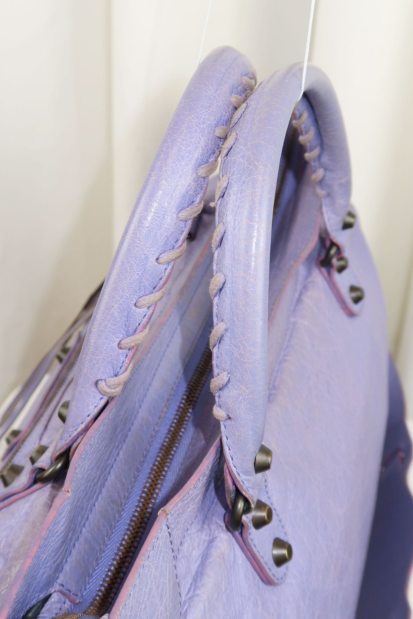 Balenciaga City Bag Purple Mauve - Jade Vintage
