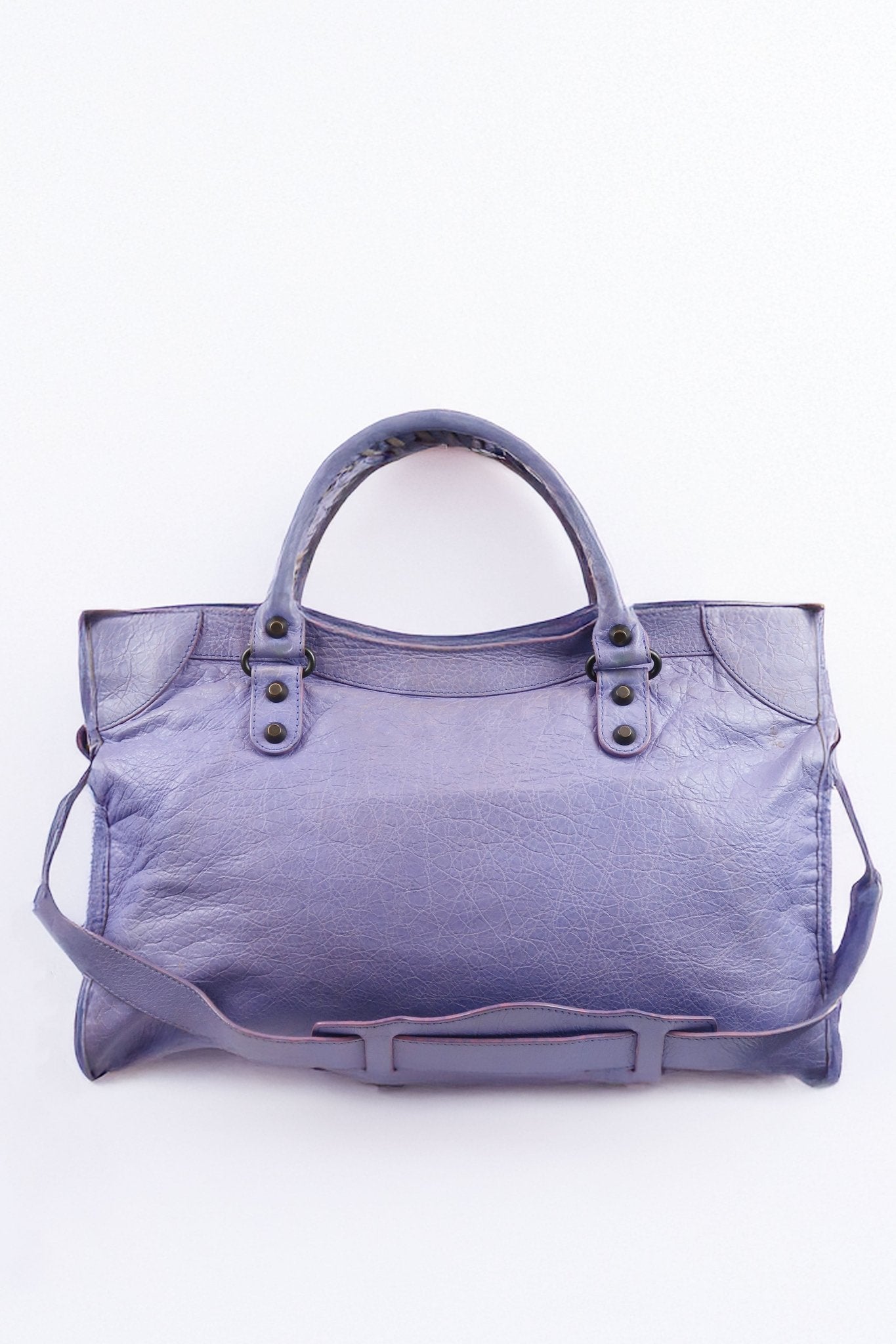 Balenciaga City Bag Purple Mauve - Jade Vintage