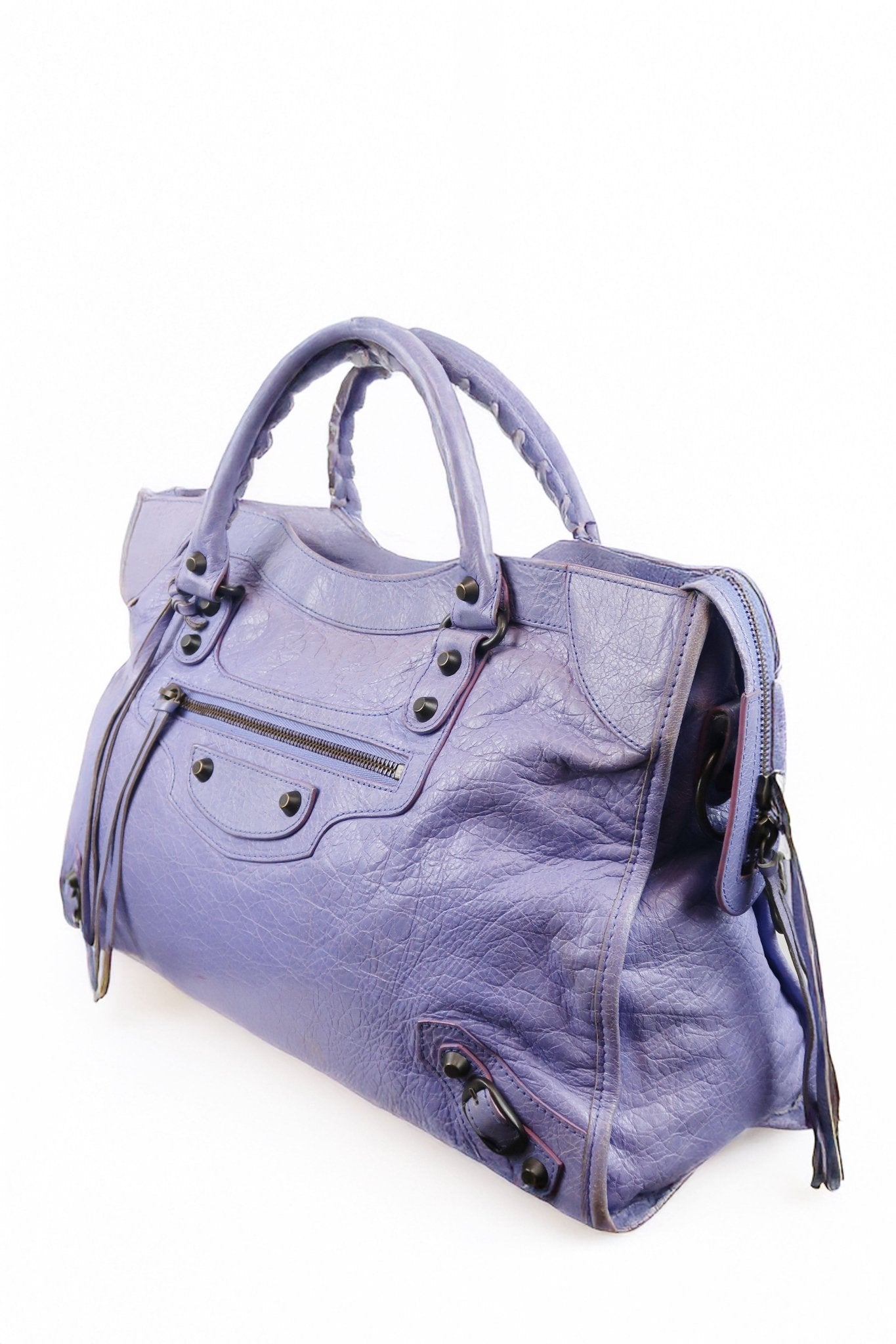 Balenciaga City Bag Purple Mauve - Jade Vintage