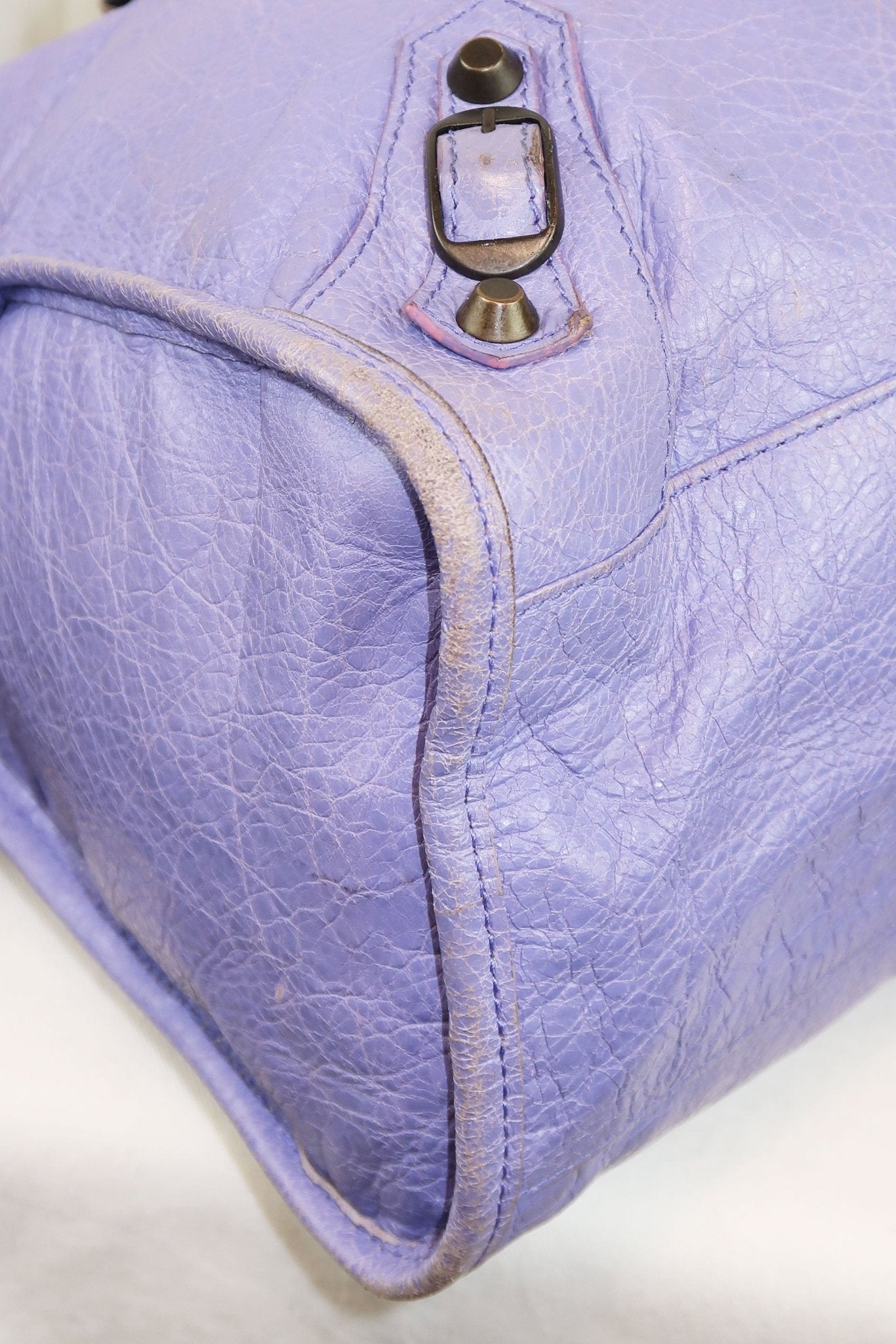 Balenciaga City Bag Purple Mauve - Jade Vintage