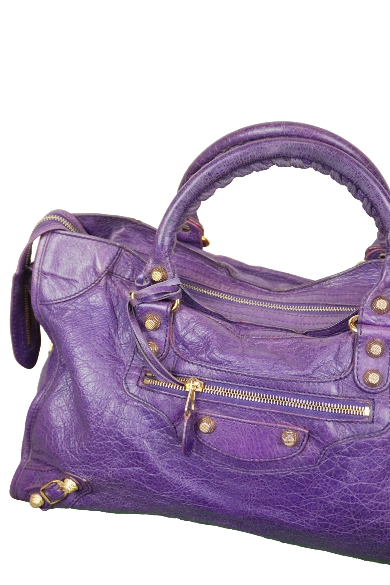 Balenciaga City Bag Purple Ultra Violet - Jade Vintage