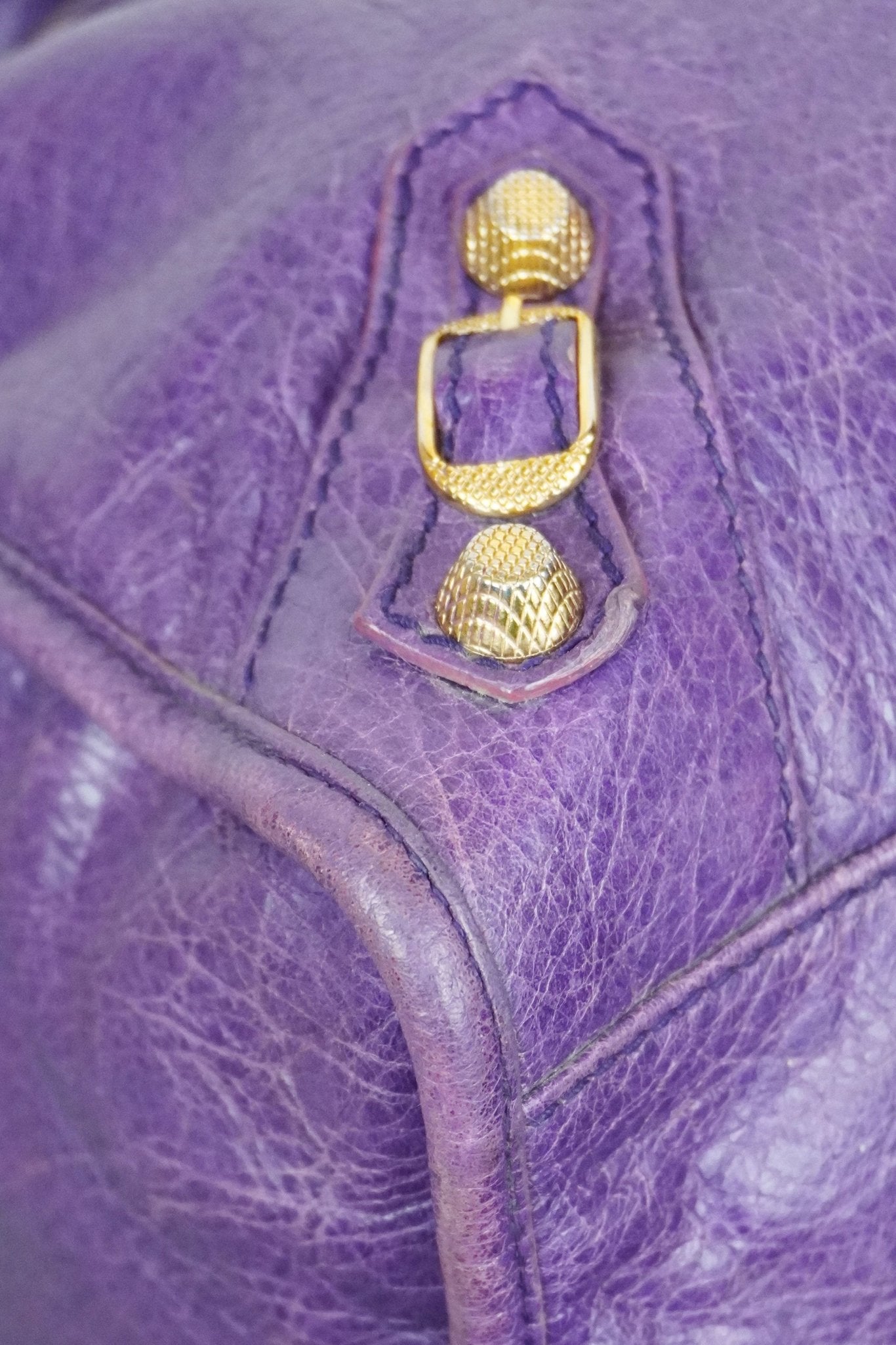 Balenciaga City Bag Purple Ultra Violet - Jade Vintage