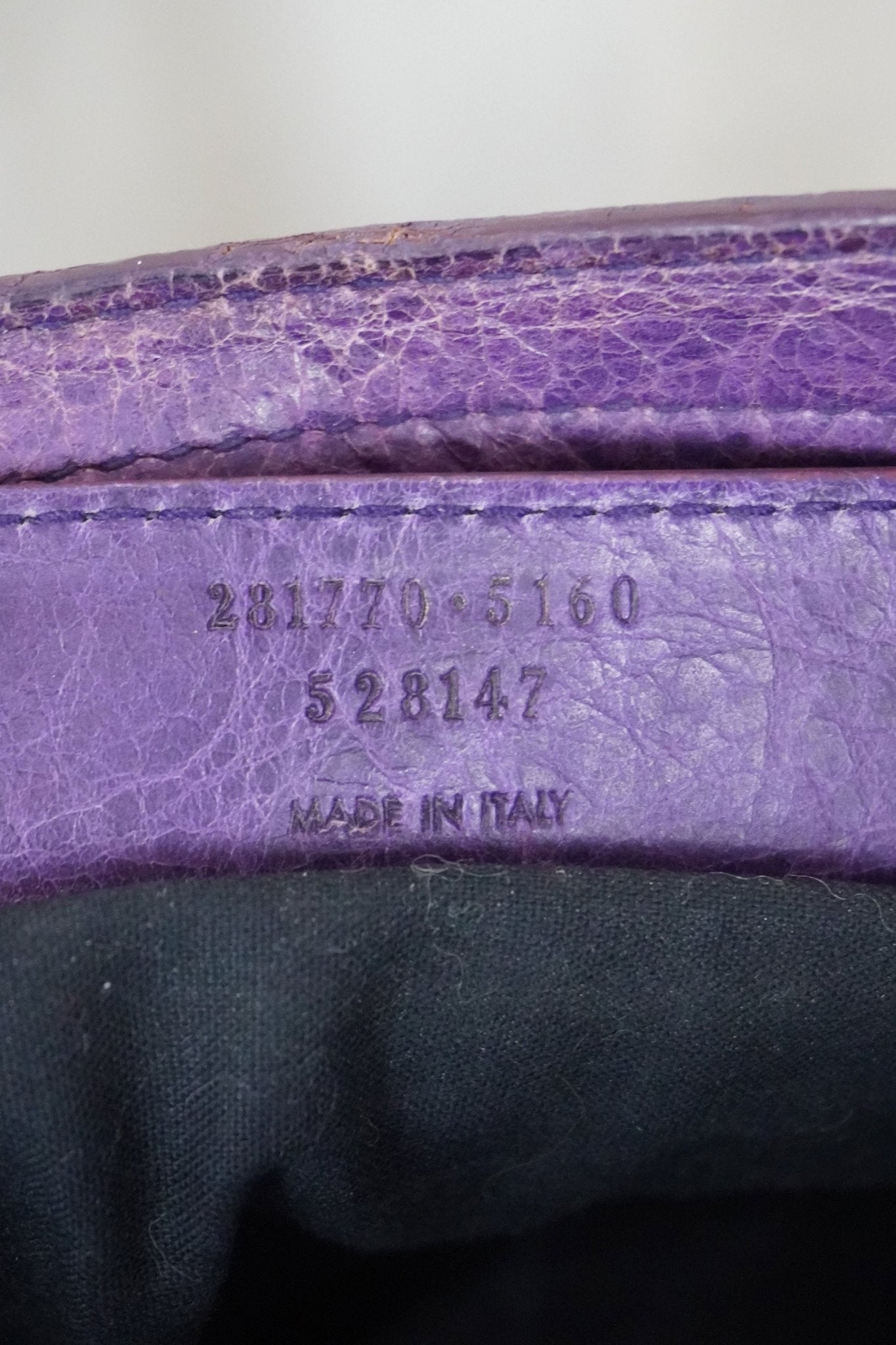Balenciaga City Bag Purple Ultra Violet - Jade Vintage