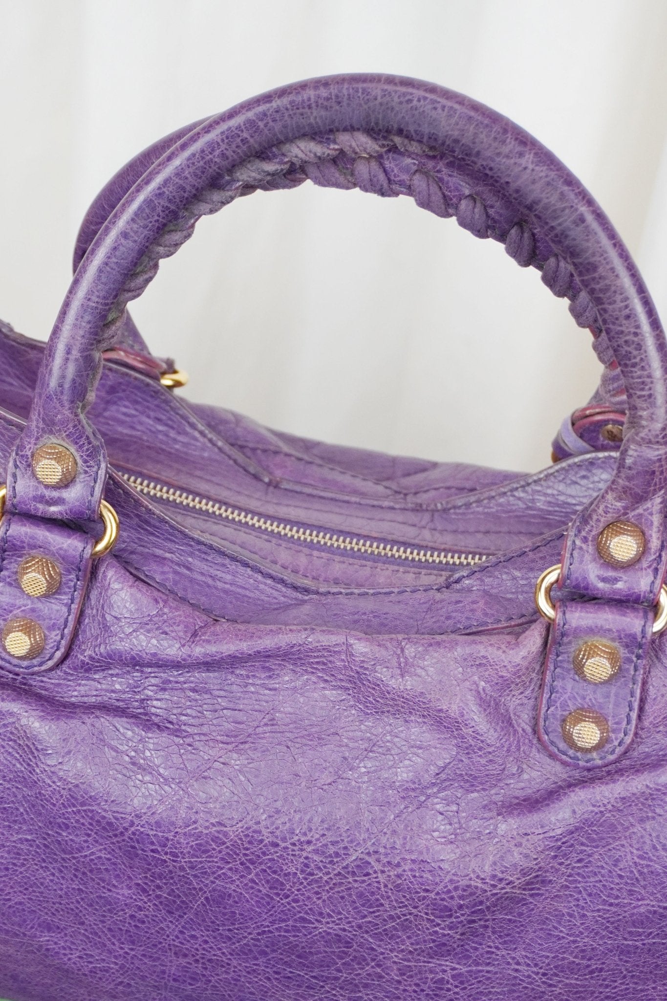 Balenciaga City Bag Purple Ultra Violet - Jade Vintage