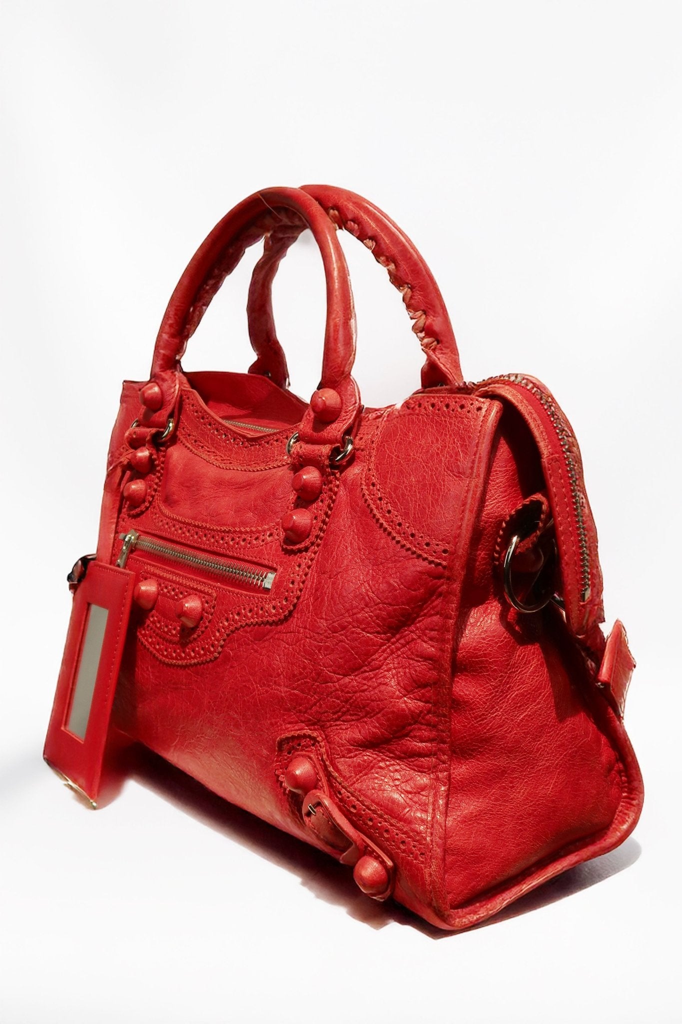 Balenciaga City Bag Red - Jade Vintage