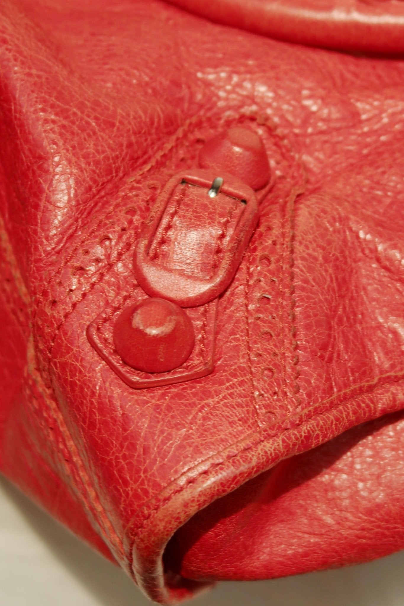 Balenciaga City Bag Red - Jade Vintage