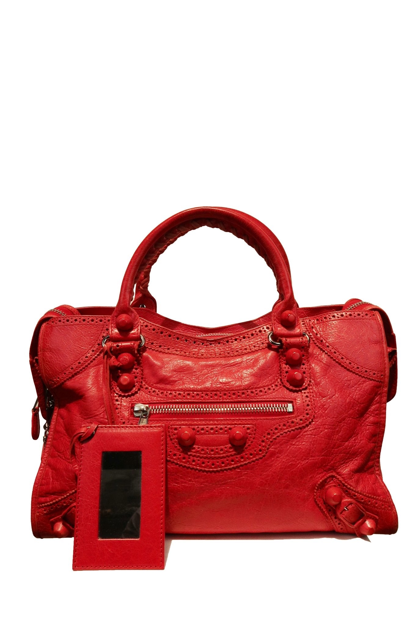 Balenciaga City Bag Red - Jade Vintage