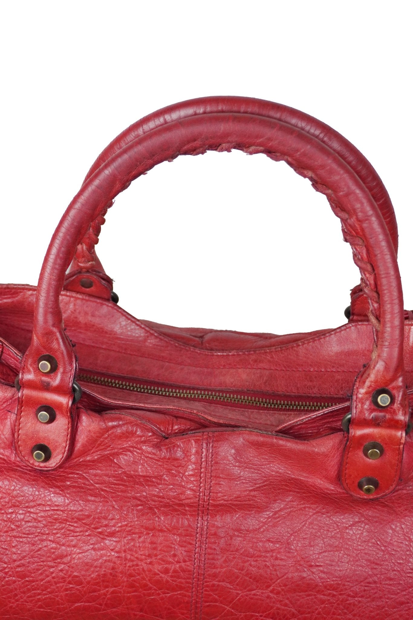 Balenciaga City Bag Red Rouge Vermillon - Jade Vintage