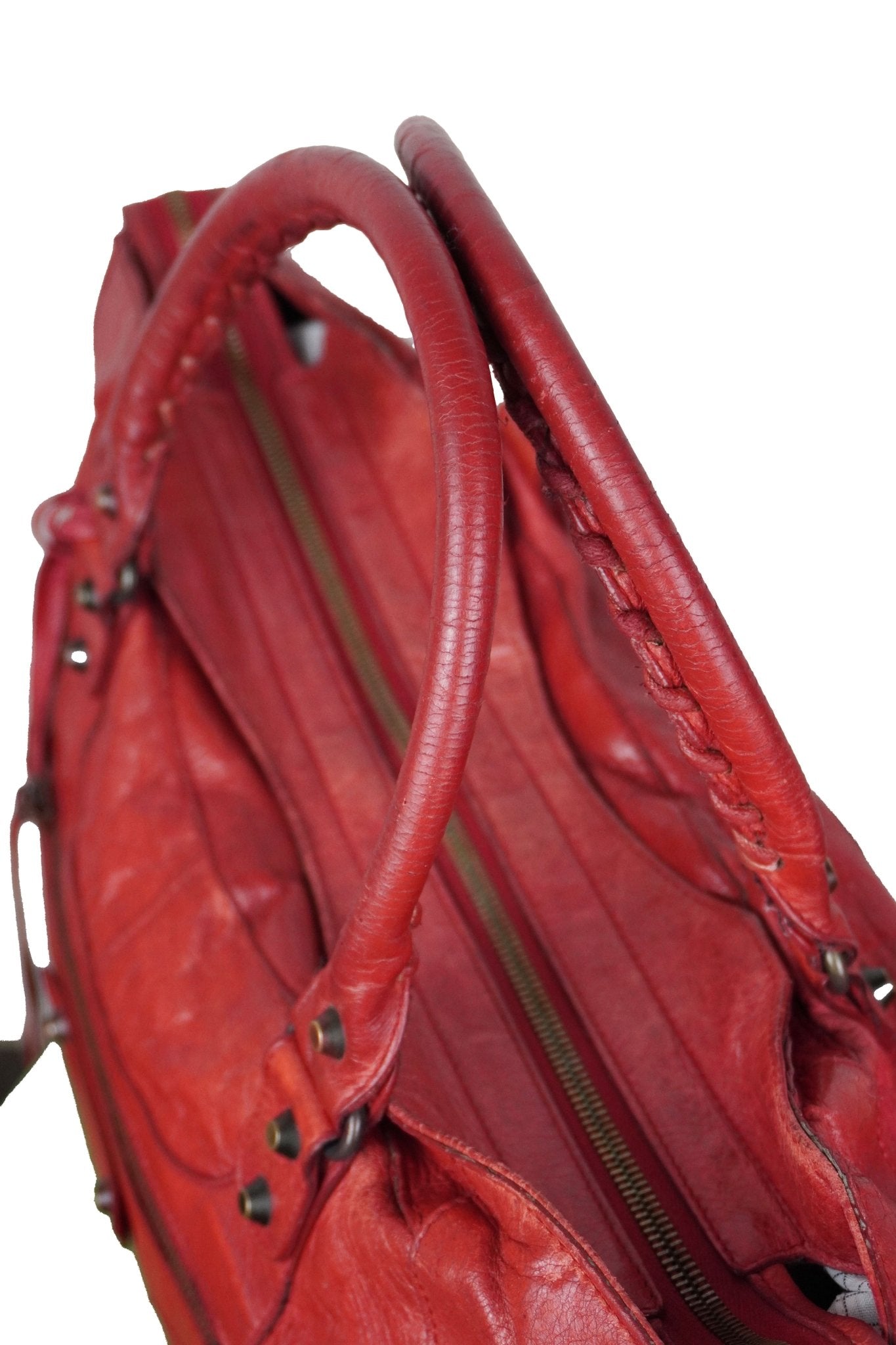 Balenciaga City Bag Red Rouge Vermillon - Jade Vintage