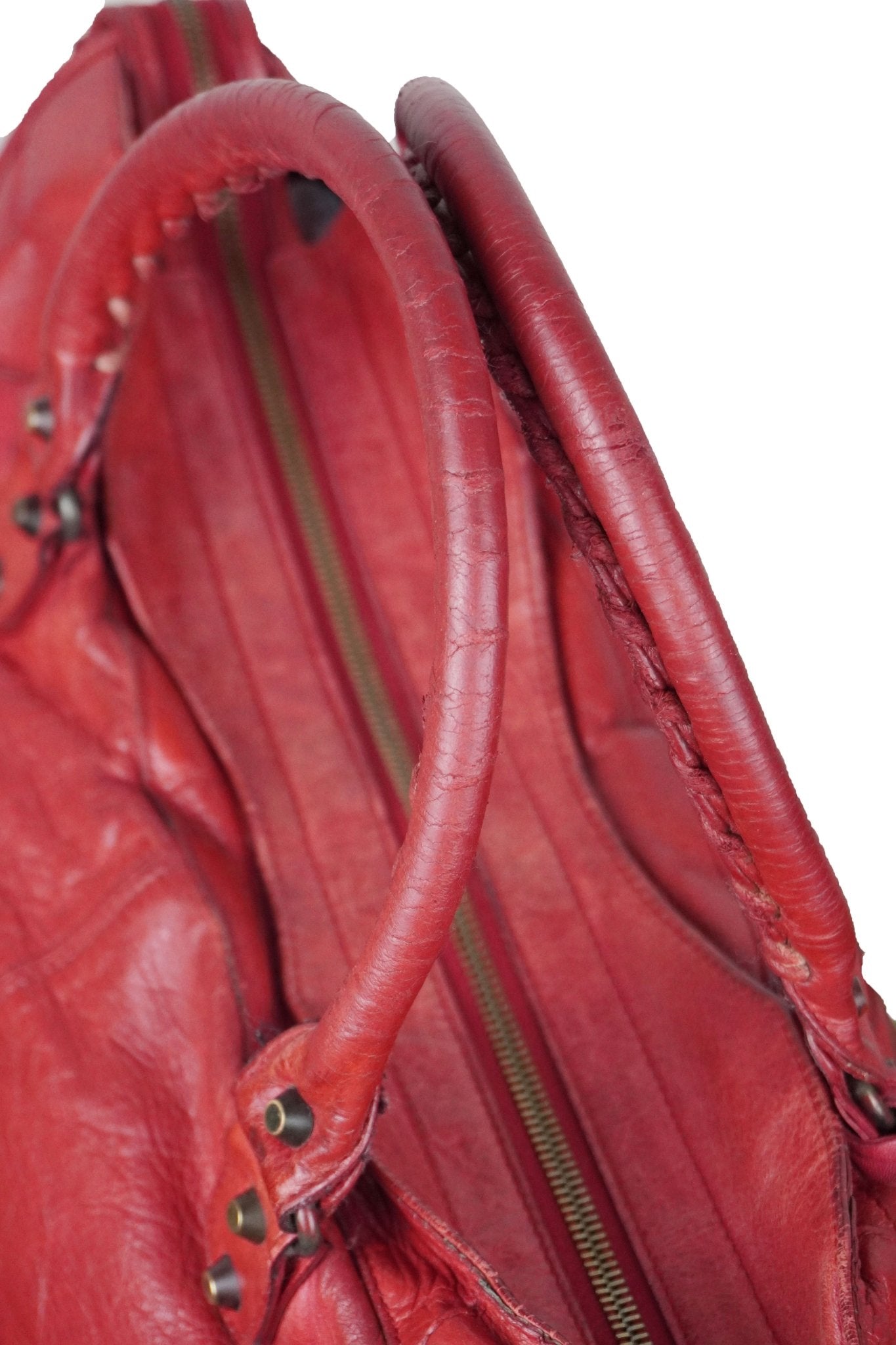 Balenciaga City Bag Red Rouge Vermillon - Jade Vintage