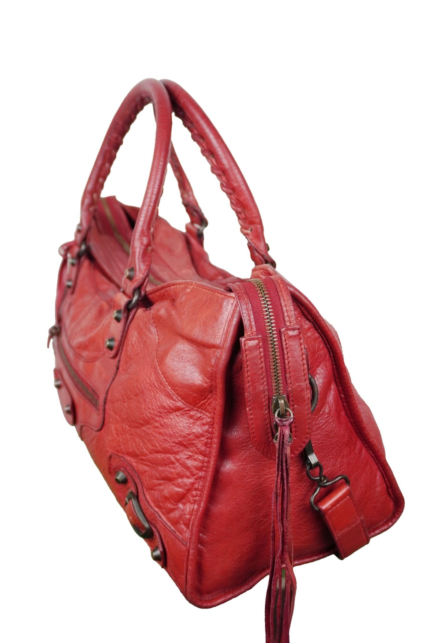 Balenciaga City Bag Red Rouge Vermillon - Jade Vintage