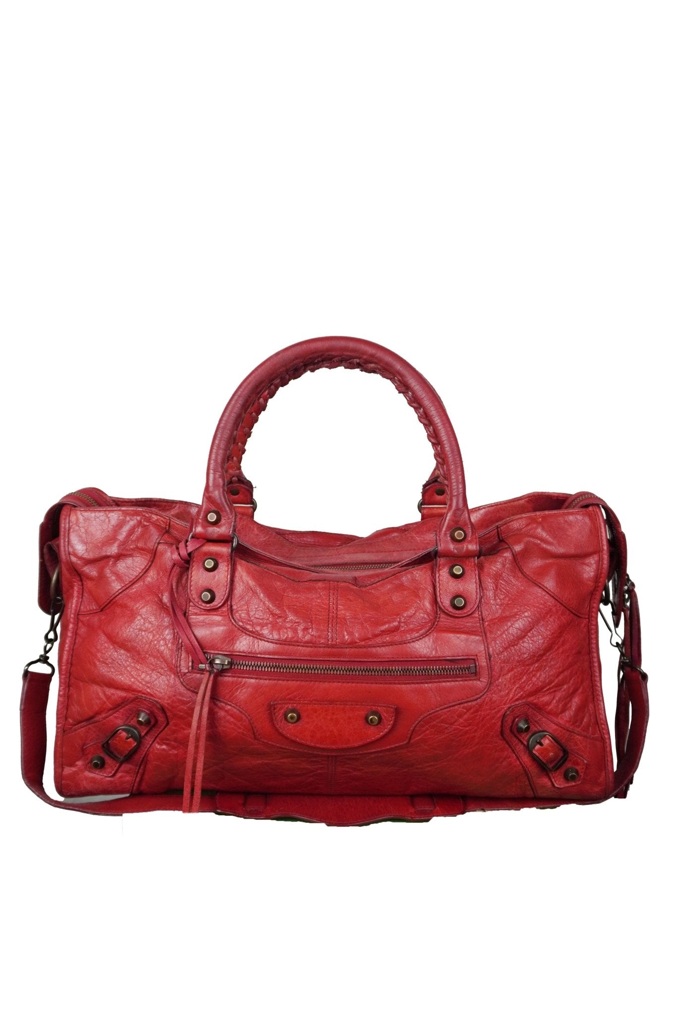 Balenciaga City Bag Red Rouge Vermillon - Jade Vintage