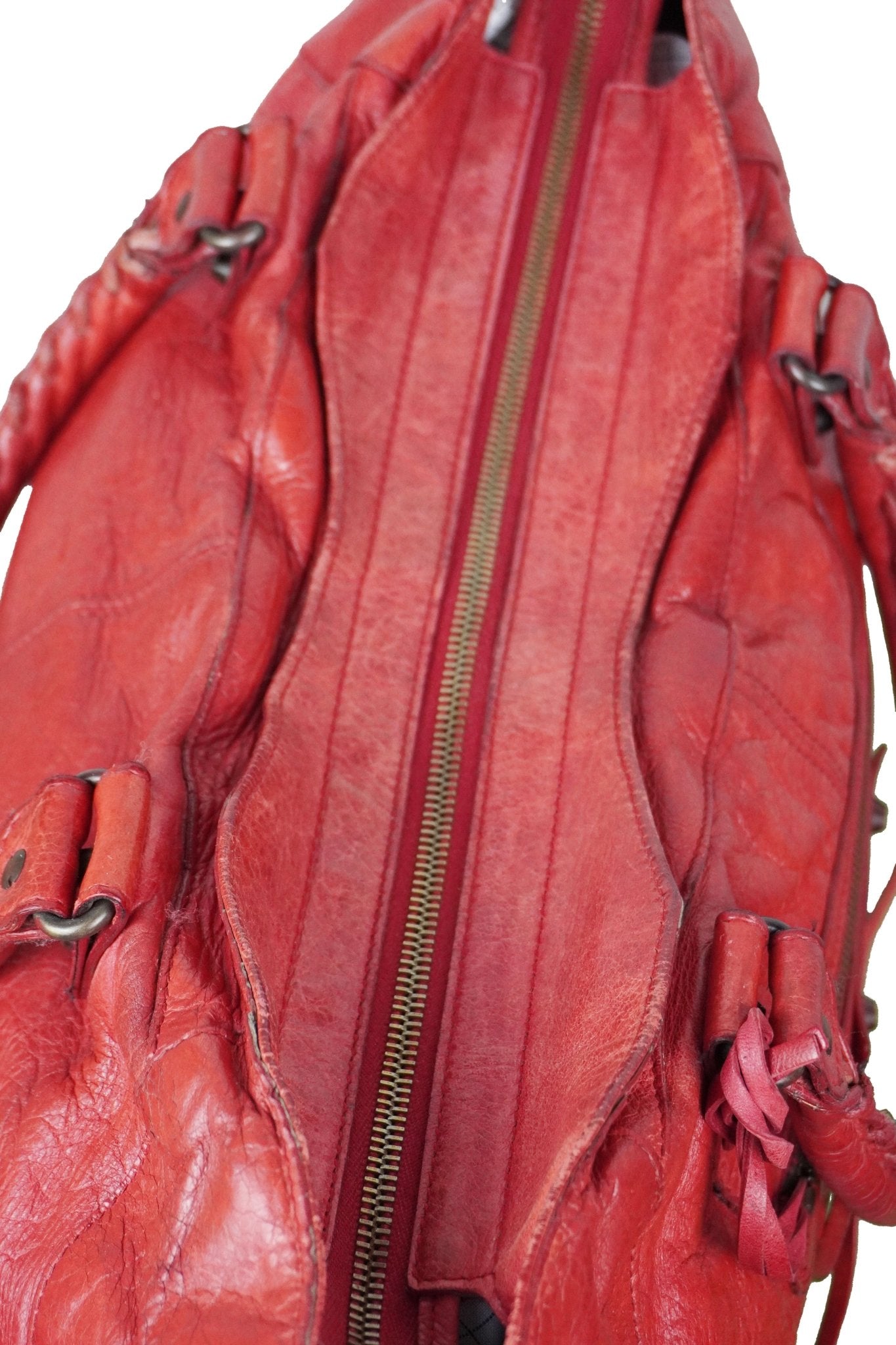 Balenciaga City Bag Red Rouge Vermillon - Jade Vintage