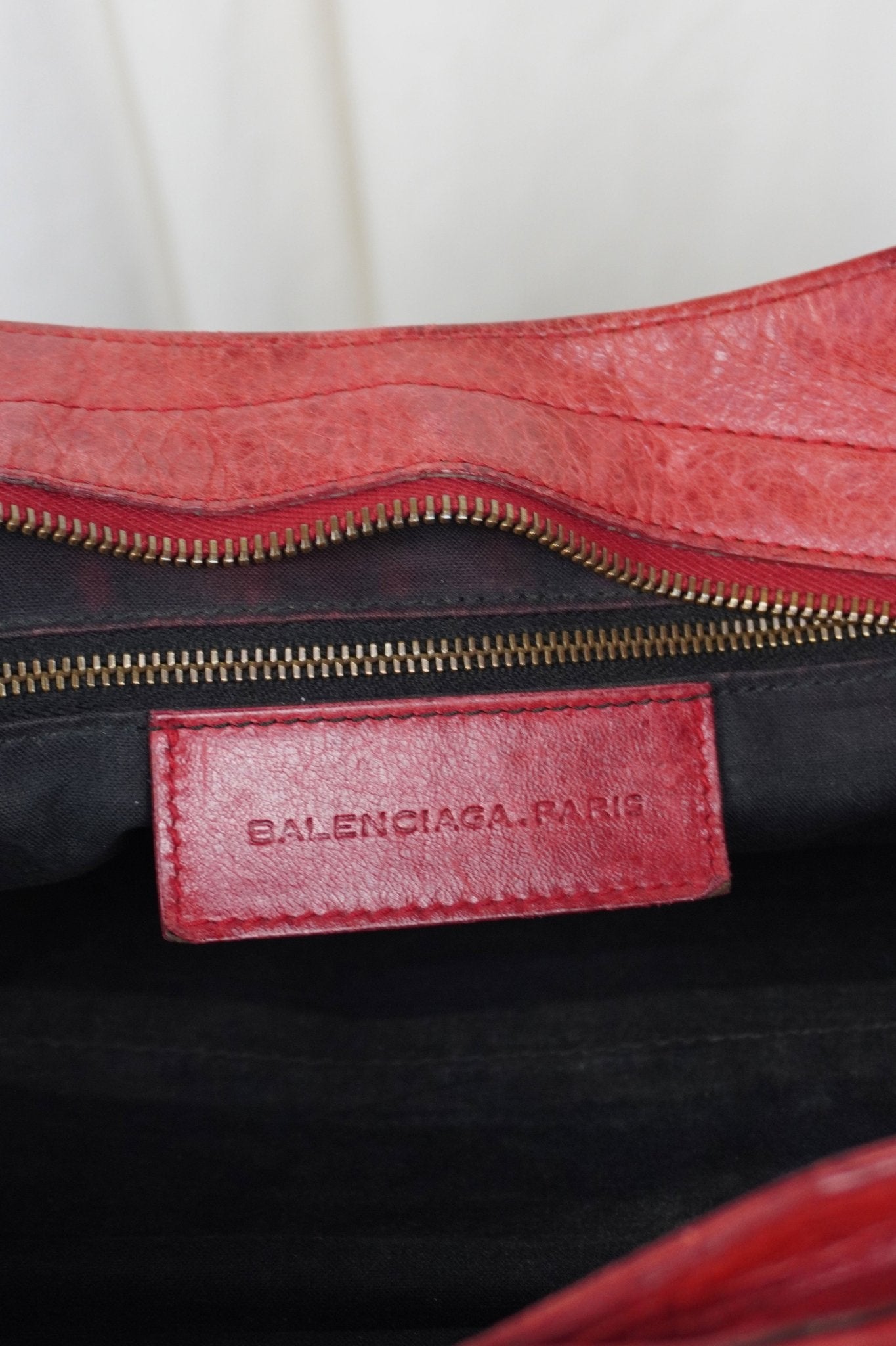 Balenciaga City Bag Red Rouge Vermillon - Jade Vintage