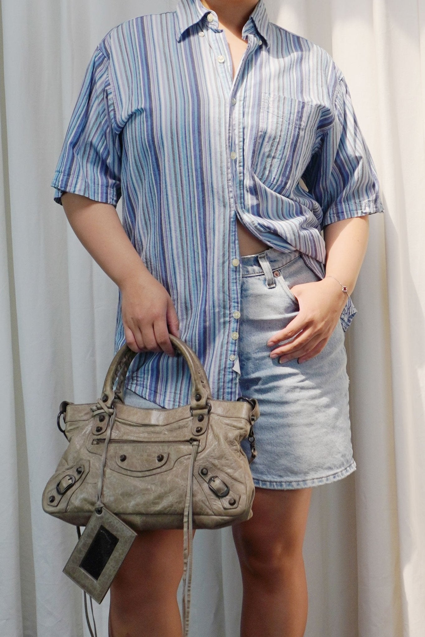 Balenciaga Classic City First Bag Craie Beige - Jade Vintage