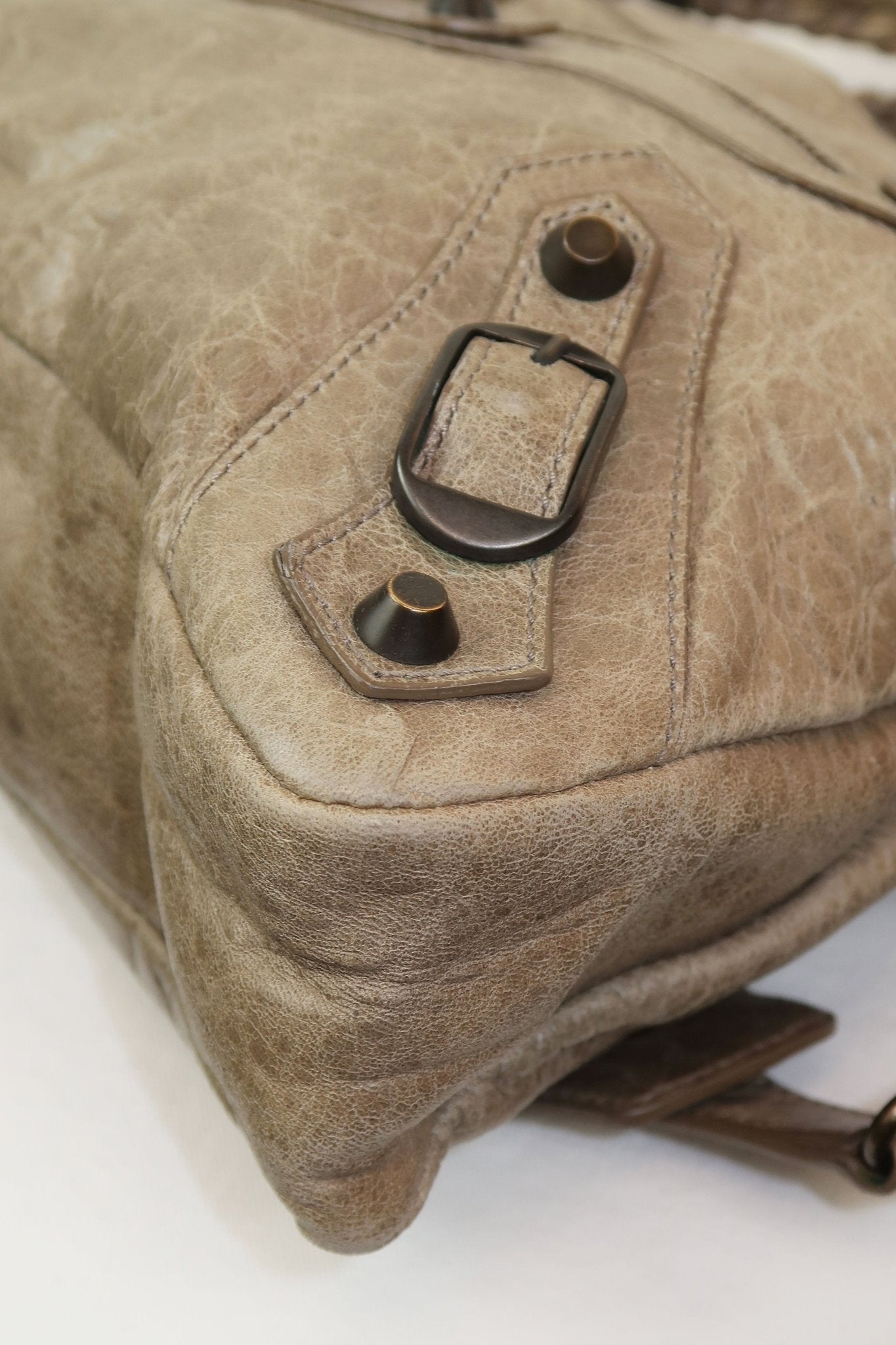 Balenciaga Classic City First Bag Craie Beige - Jade Vintage