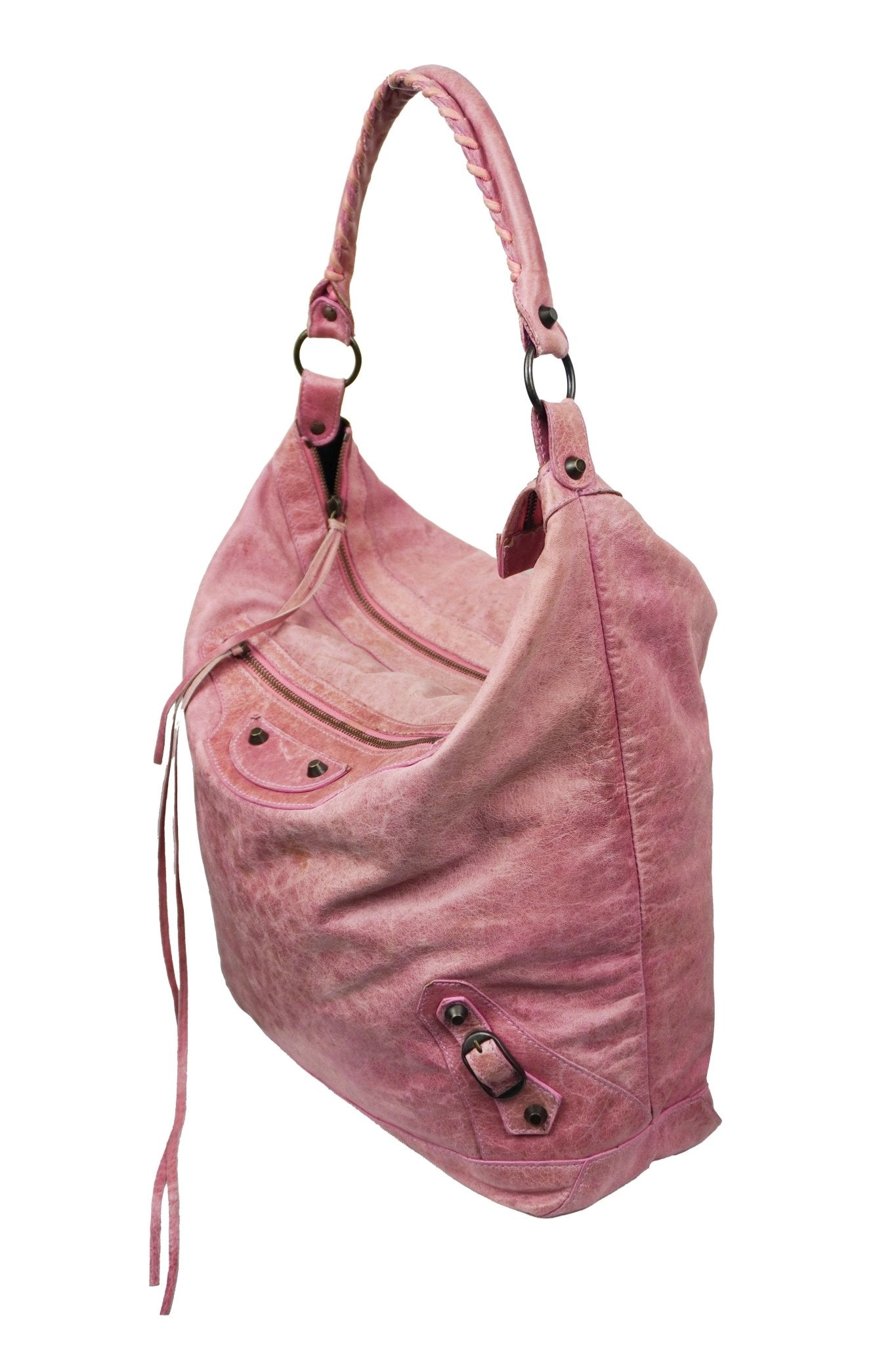 Balenciaga Day Hobo Pink - Jade Vintage