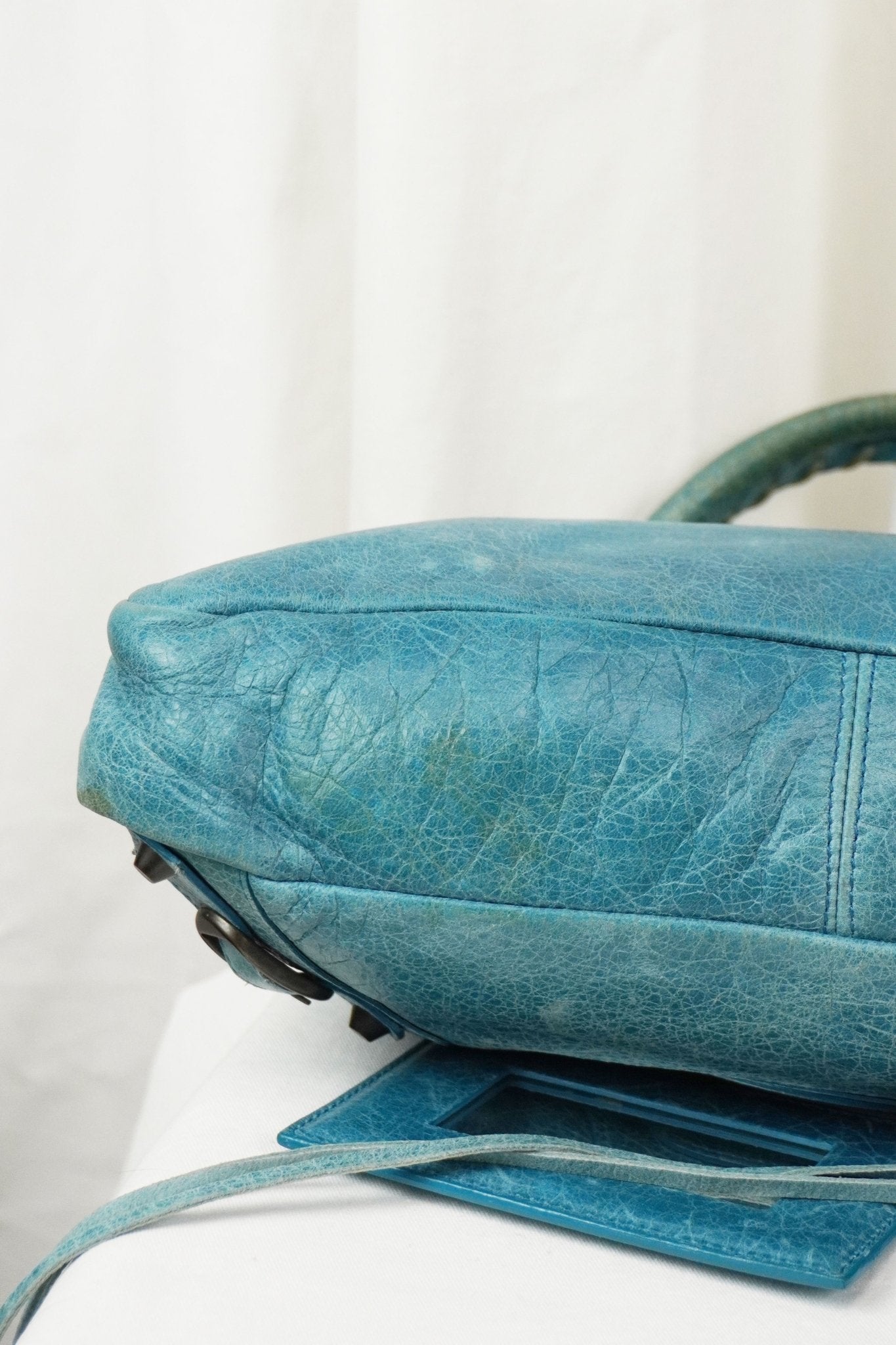 Balenciaga First Bag Blue - Jade Vintage