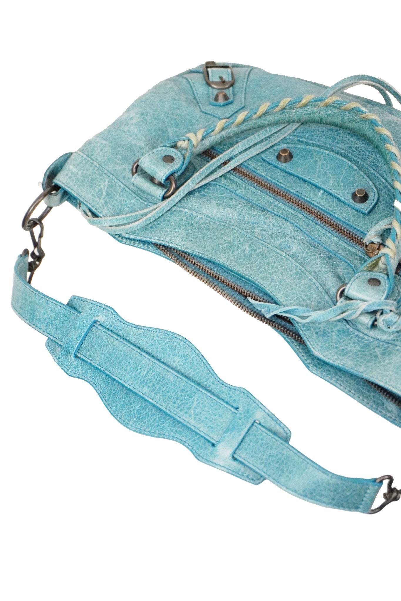 Balenciaga First Bag Blue - Jade Vintage