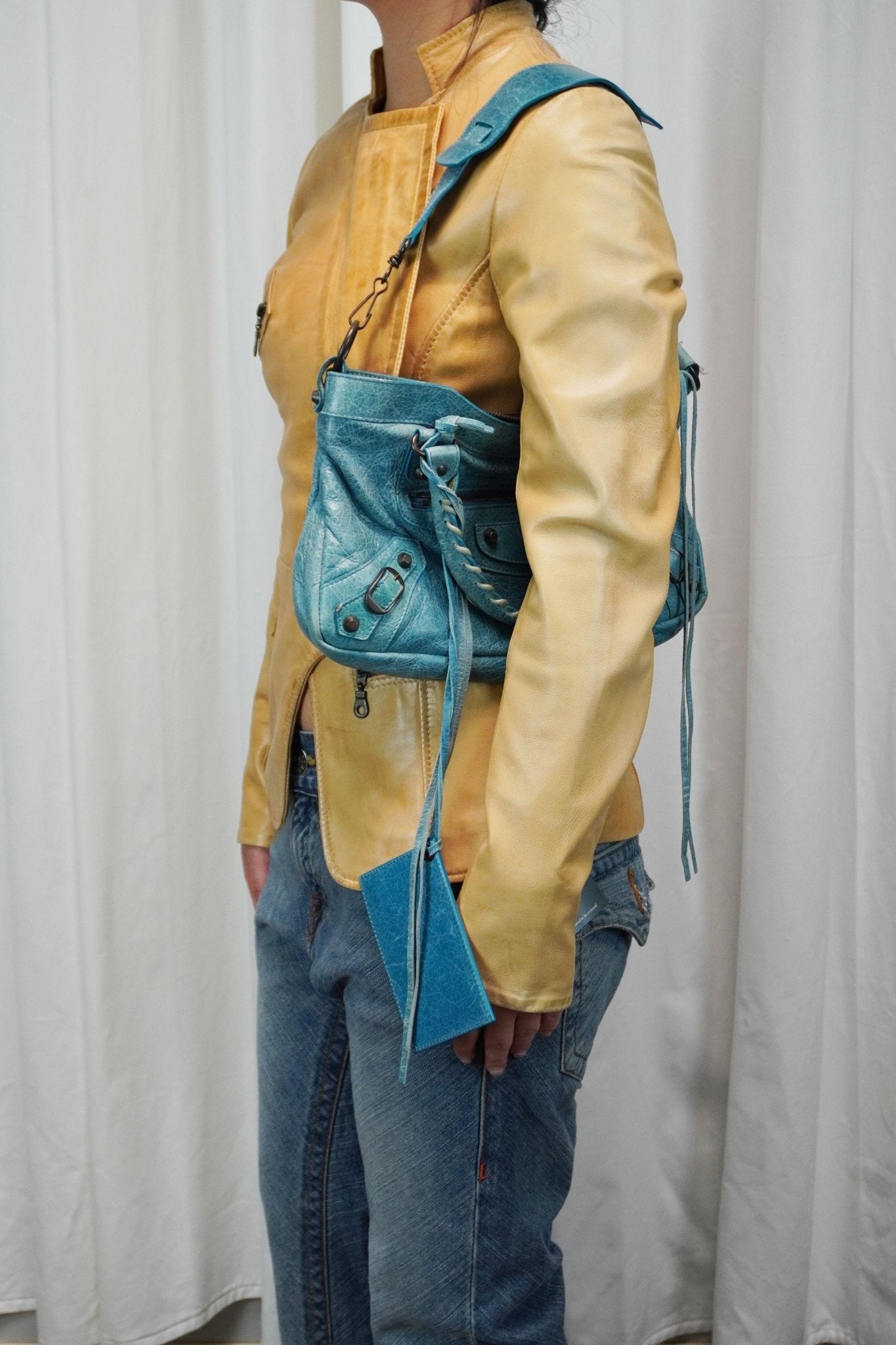Balenciaga First Bag Blue - Jade Vintage