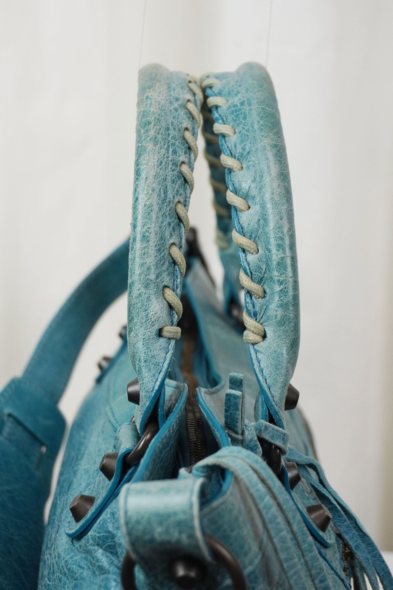 Balenciaga First Bag Blue - Jade Vintage