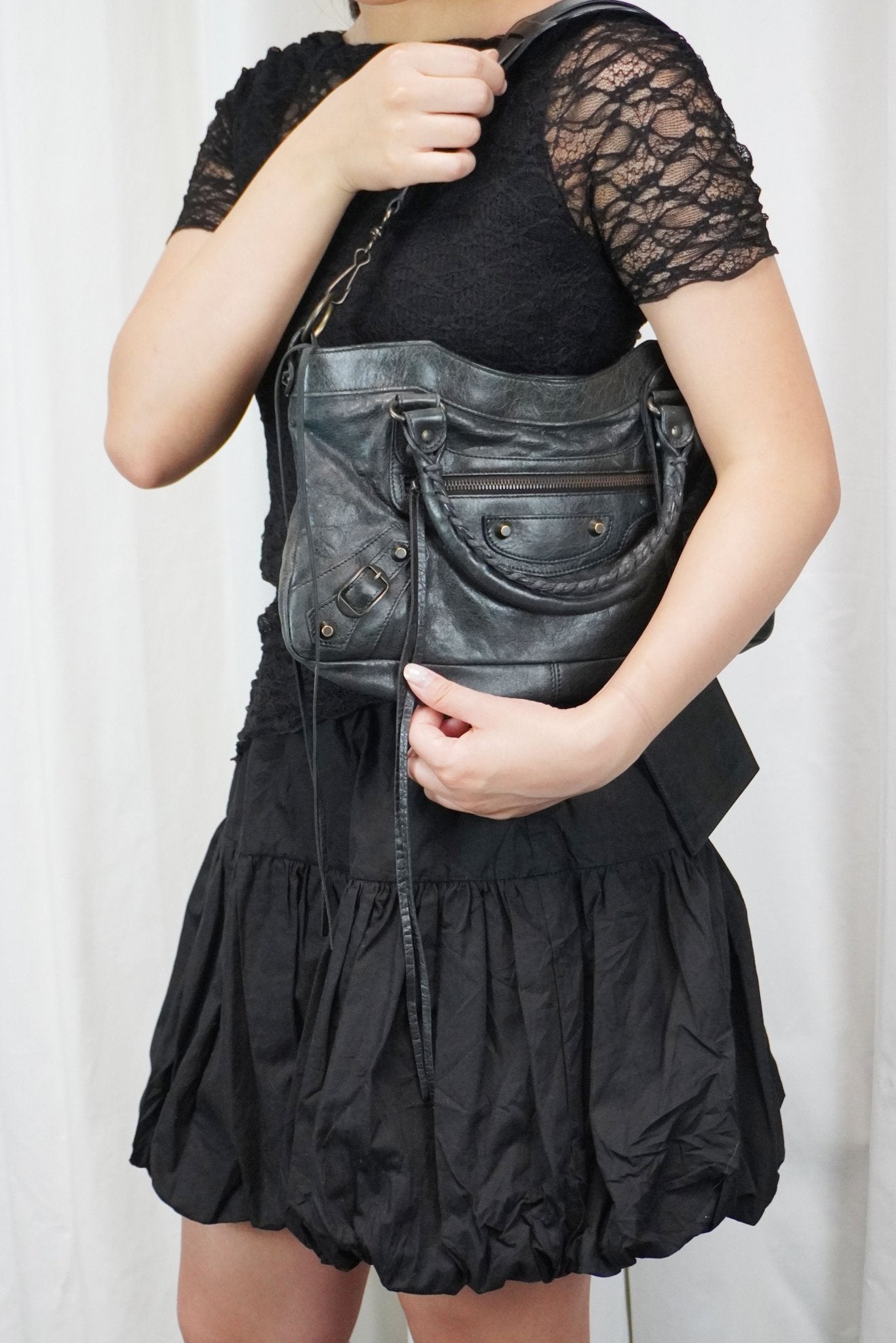 Balenciaga First Bag Dark Grey - Jade Vintage
