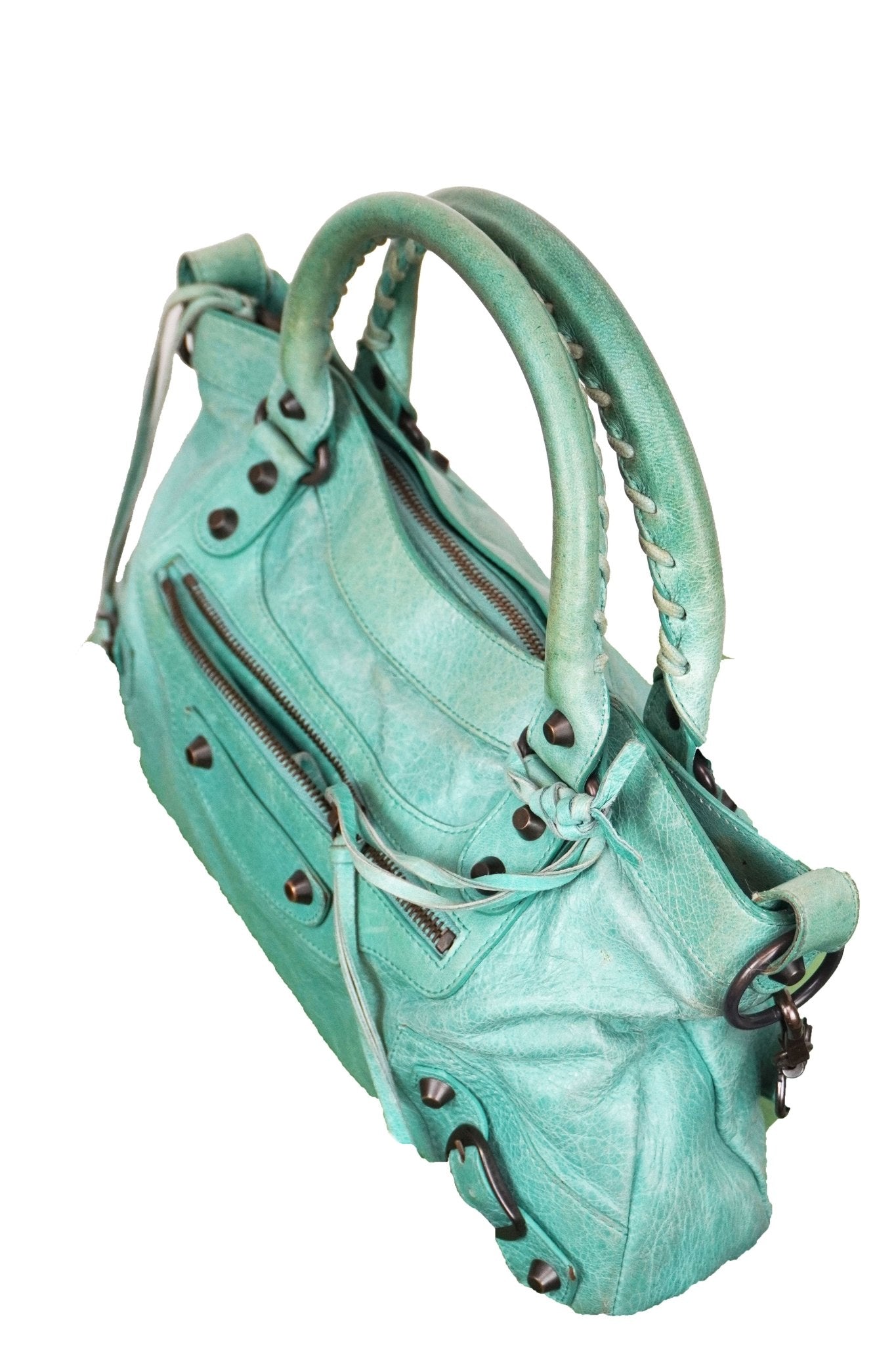 Balenciaga First Bag Papete - Jade Vintage