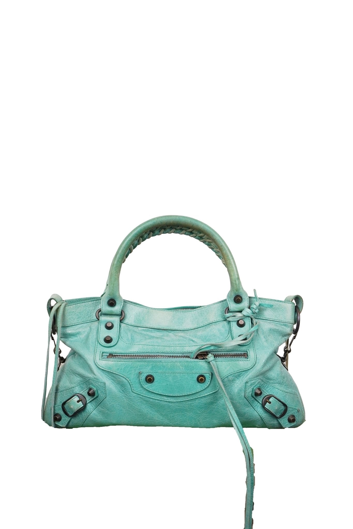 Balenciaga First Bag Papete - Jade Vintage