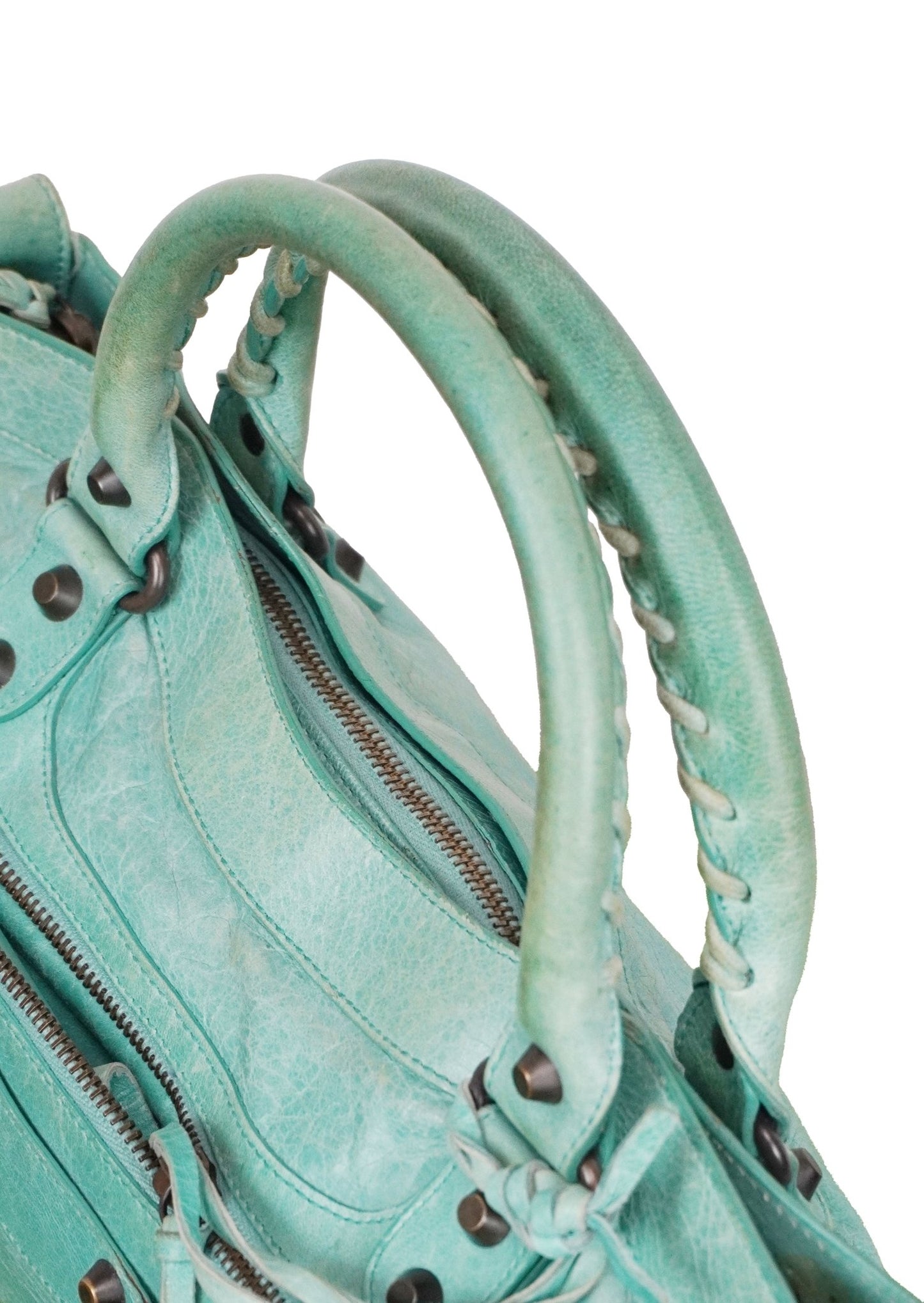 Balenciaga First Bag Papete - Jade Vintage