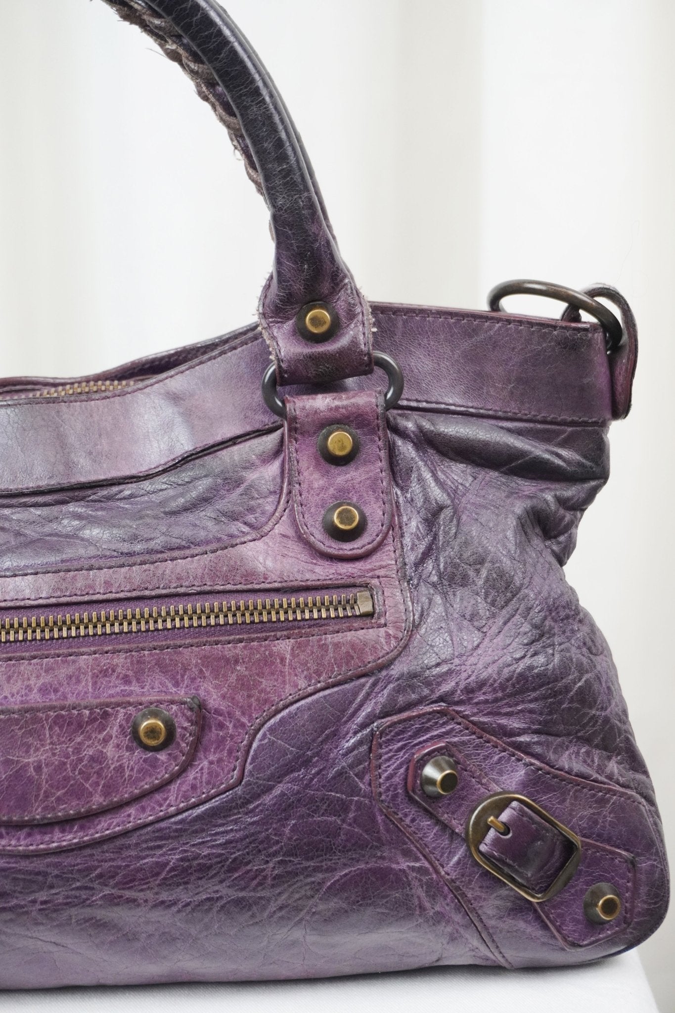Balenciaga First Bag Purple - Jade Vintage
