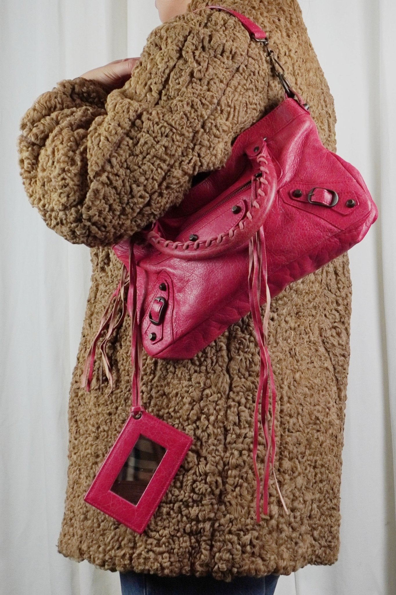 Balenciaga F/W 2012 First Bag Raspberry Red - Jade Vintage